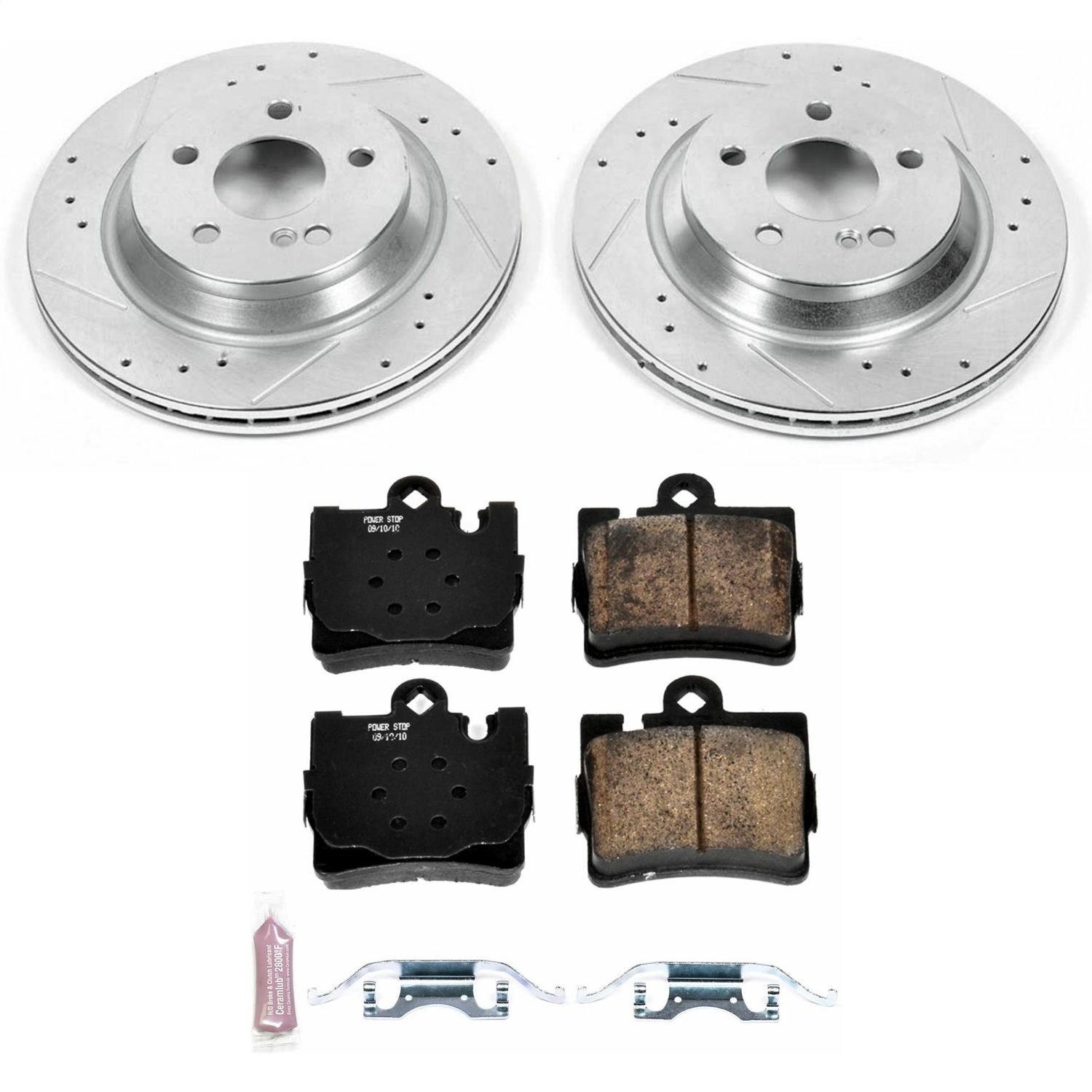 Power Stop - K2997 - Rear - Disc Brake Pad and Rotor Kit