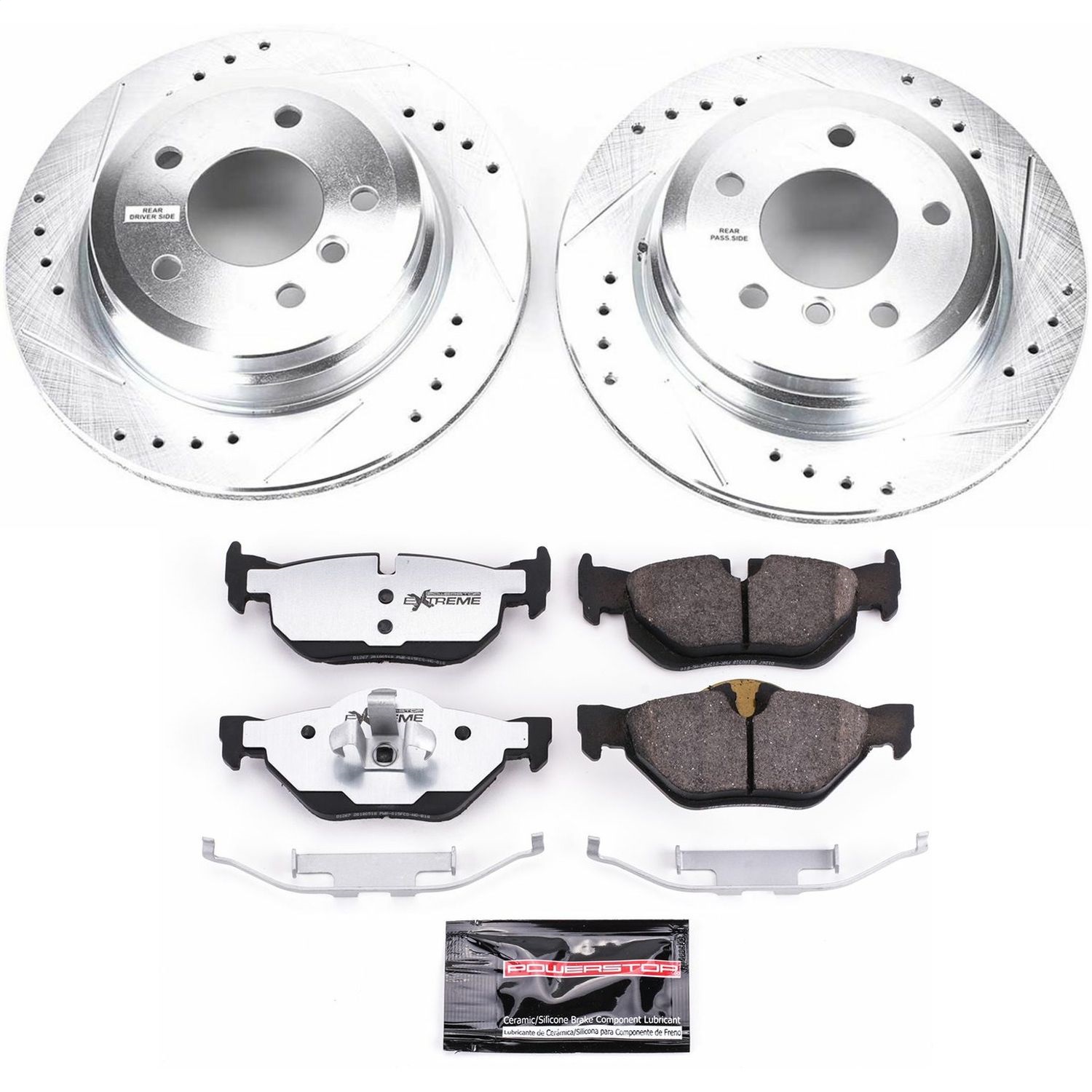 Power Stop - K3002-26 - Rear - Disc Brake Pad and Rotor Kit