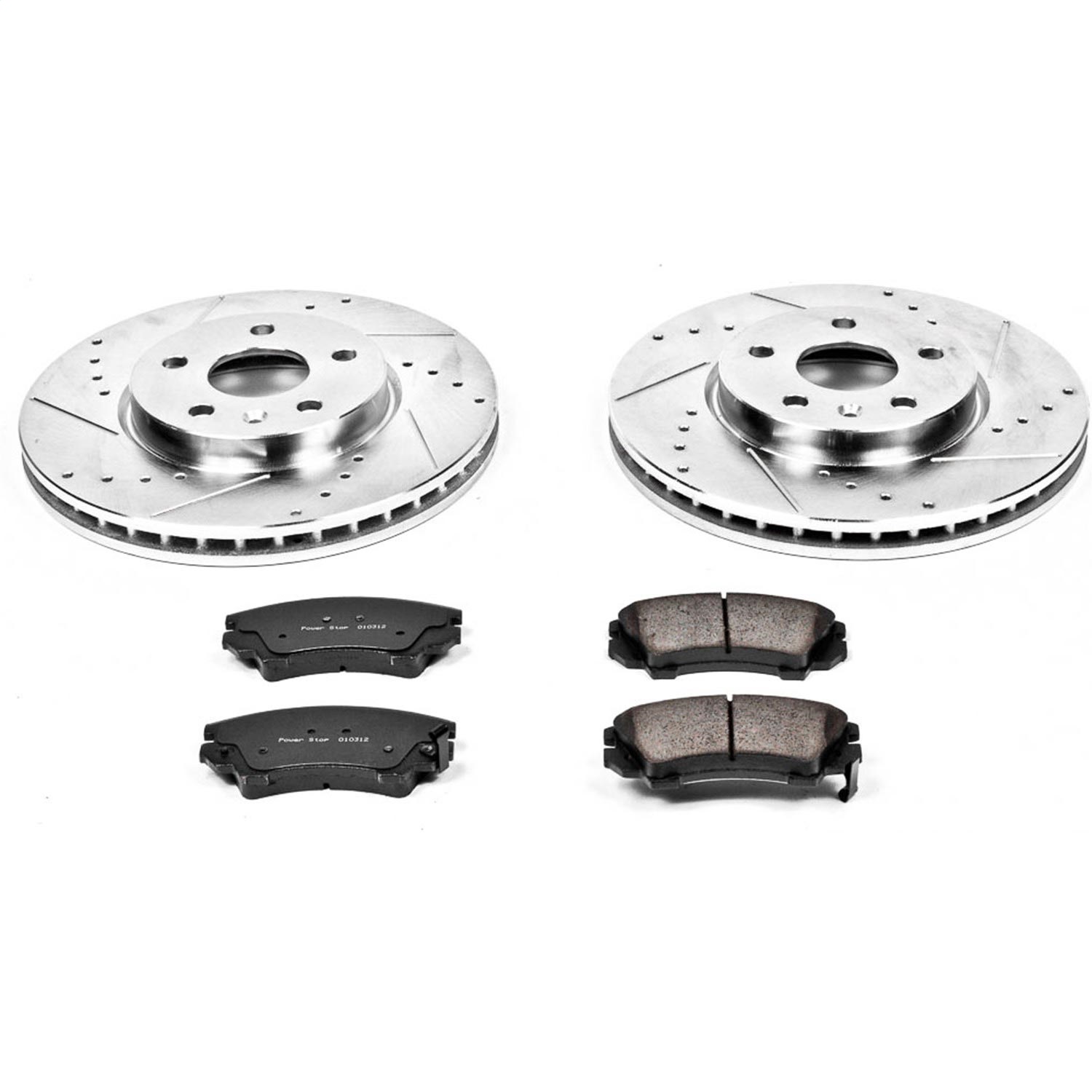 Power Stop - K3031 - Front - Disc Brake Pad and Rotor Kit