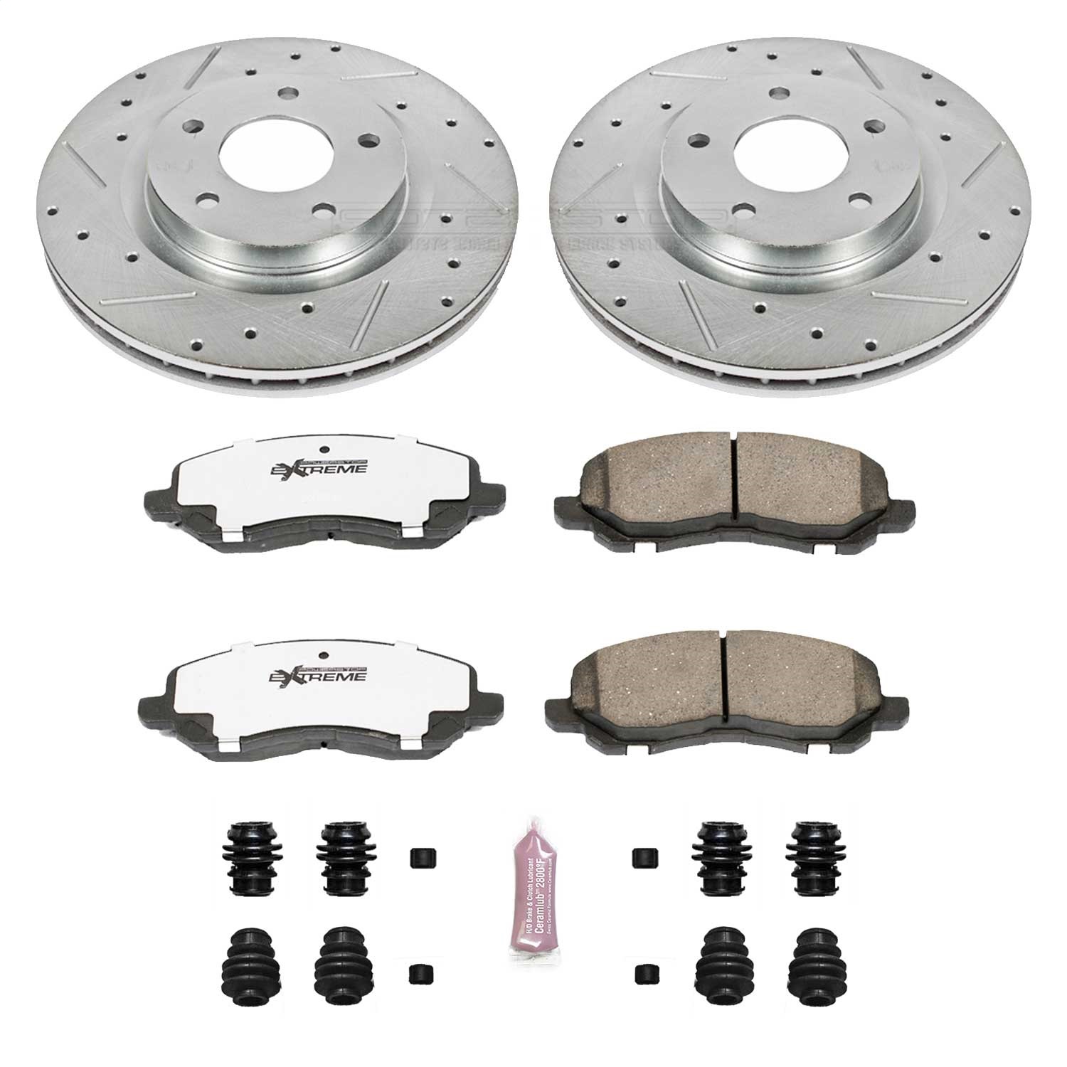 Power Stop - K3032-26 - Front - Disc Brake Pad and Rotor Kit