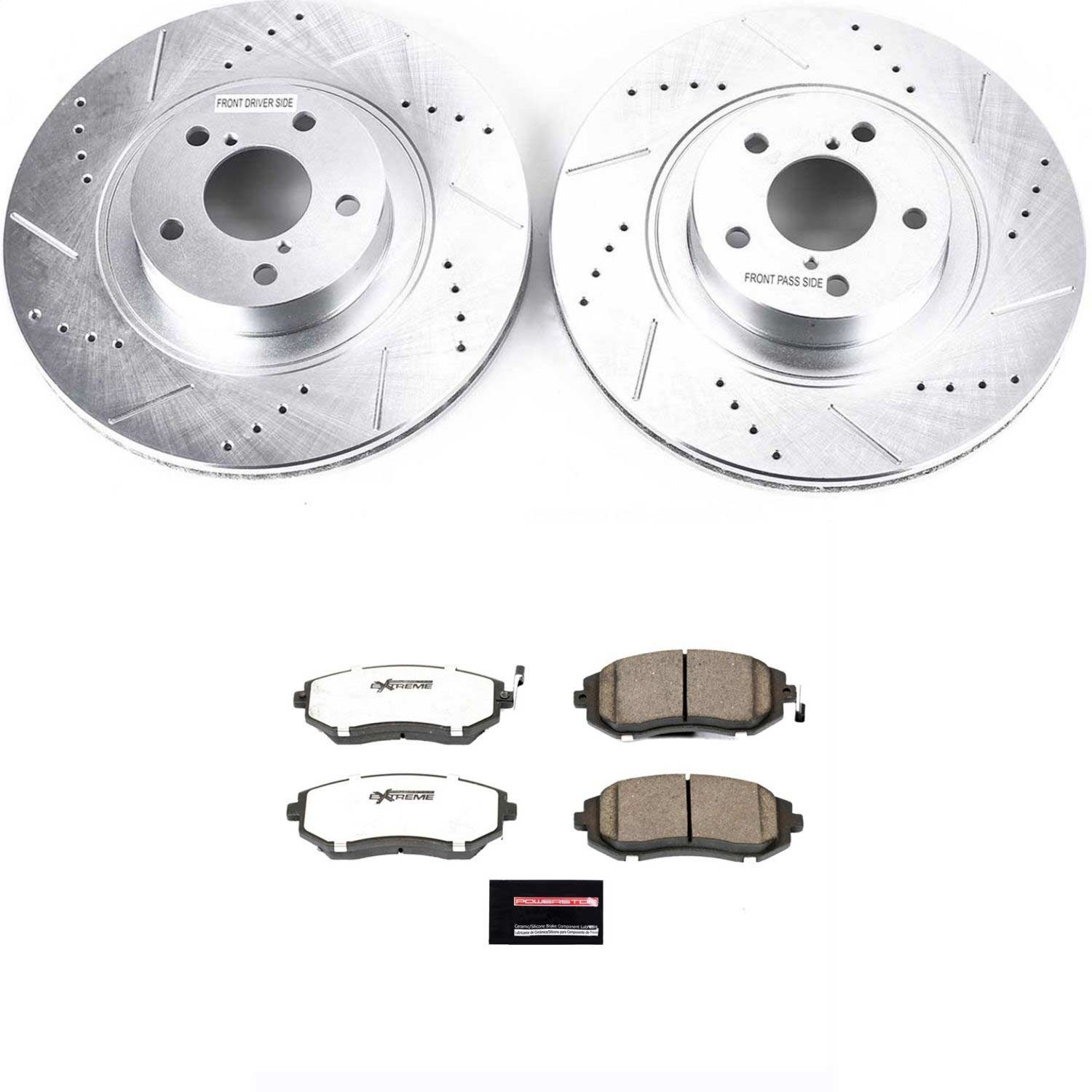 Power Stop - K3038-26 - Front - Disc Brake Pad and Rotor Kit