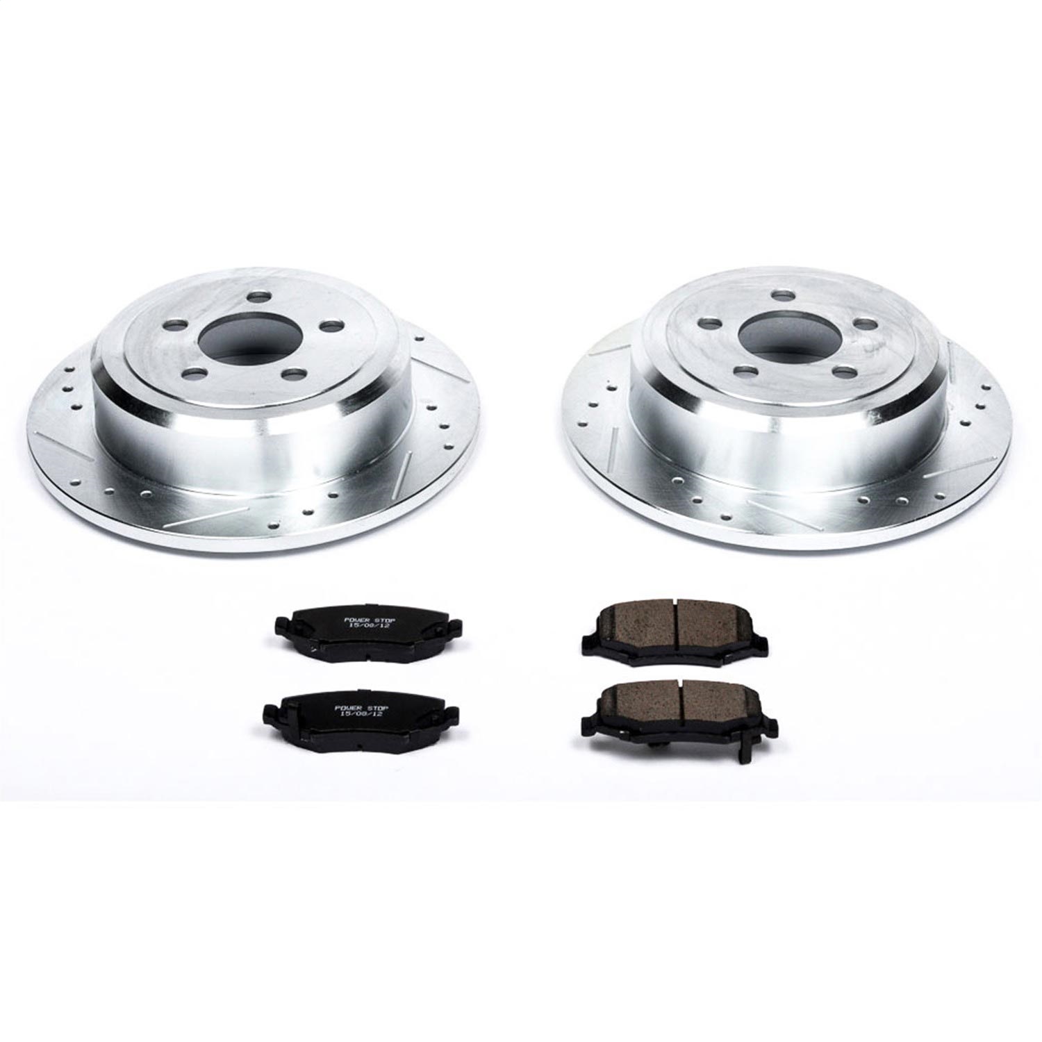 Power Stop - K3046 - Rear - Disc Brake Pad and Rotor Kit