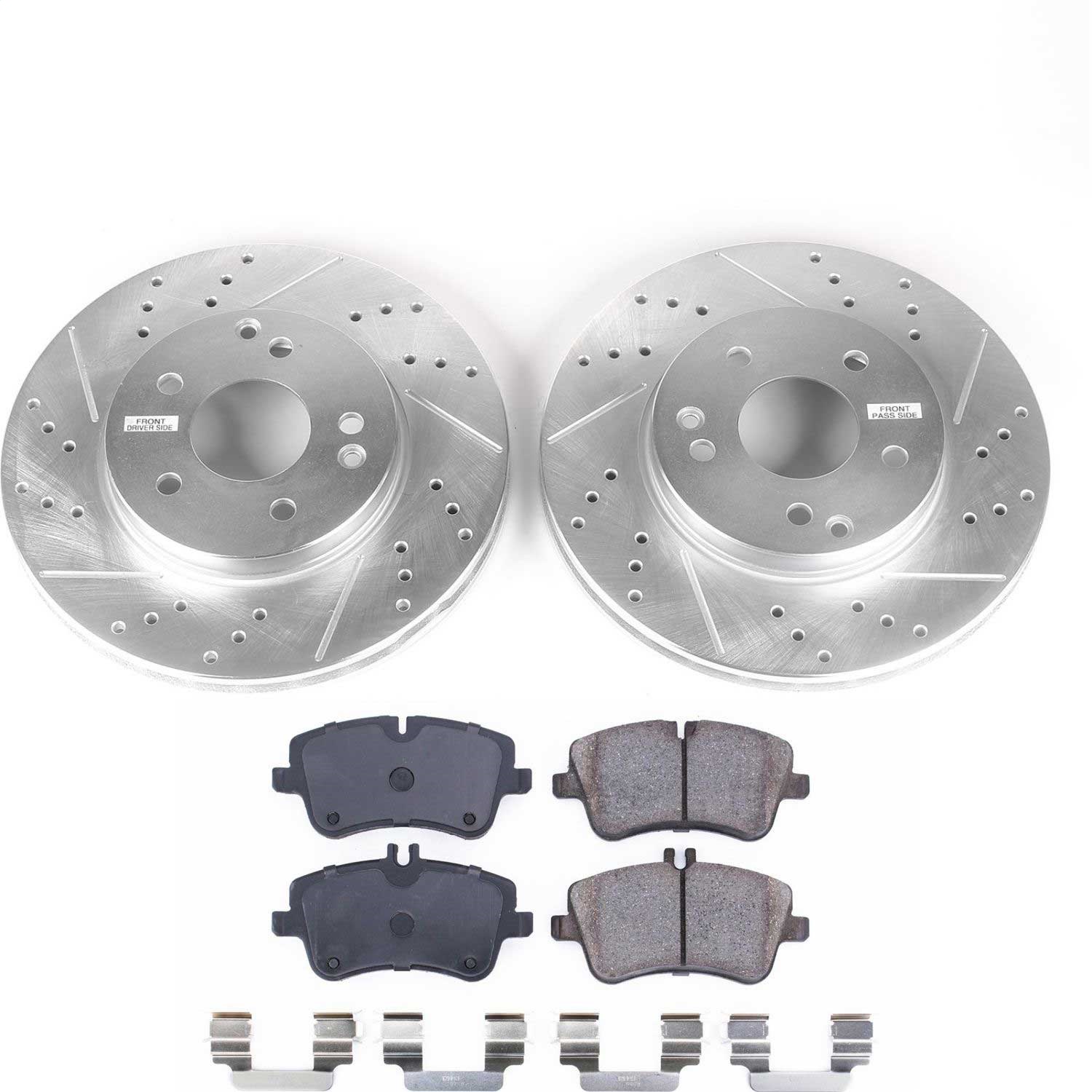 Power Stop - K3048 - Front - Disc Brake Pad and Rotor Kit
