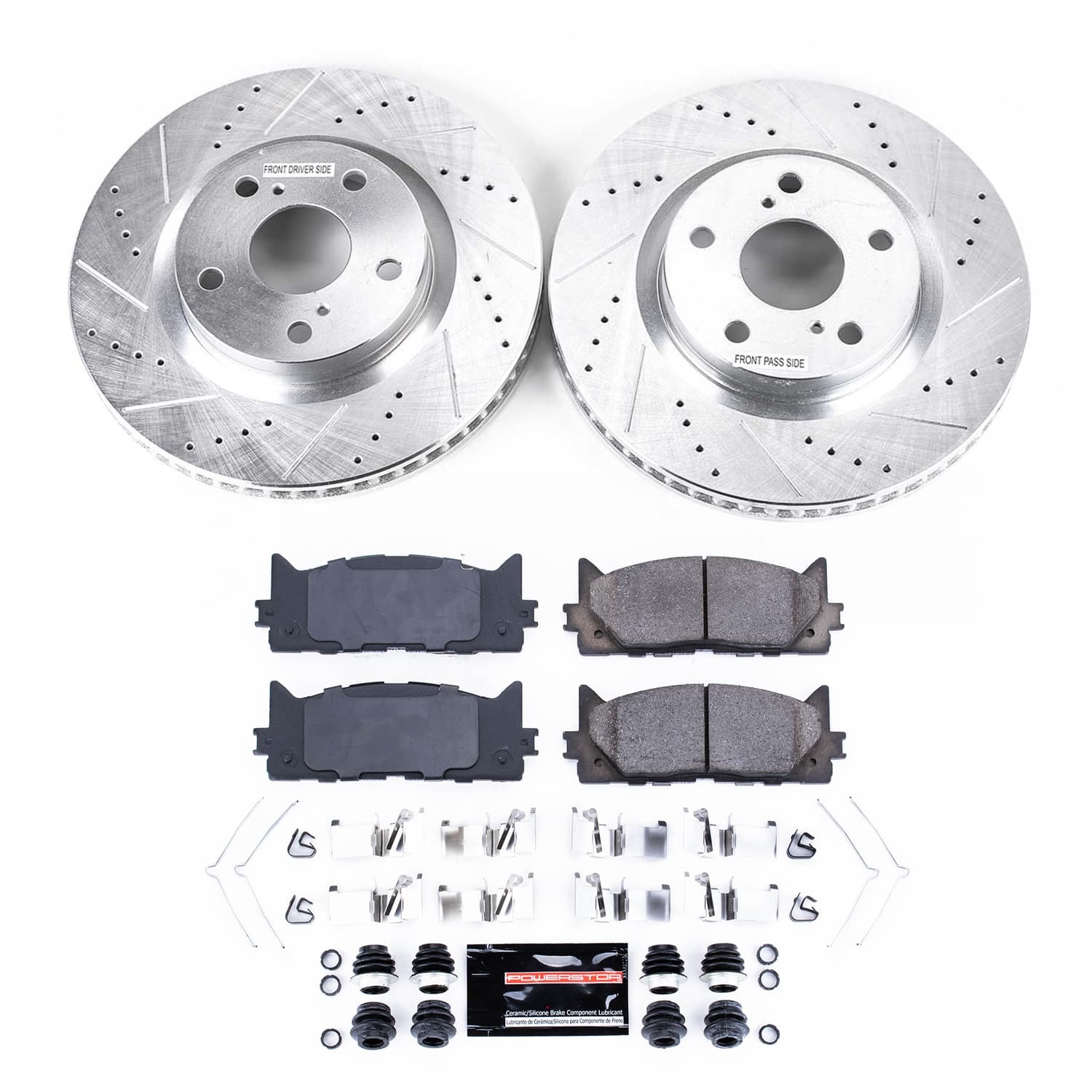 Power Stop - K3053 - Front - Disc Brake Pad and Rotor Kit