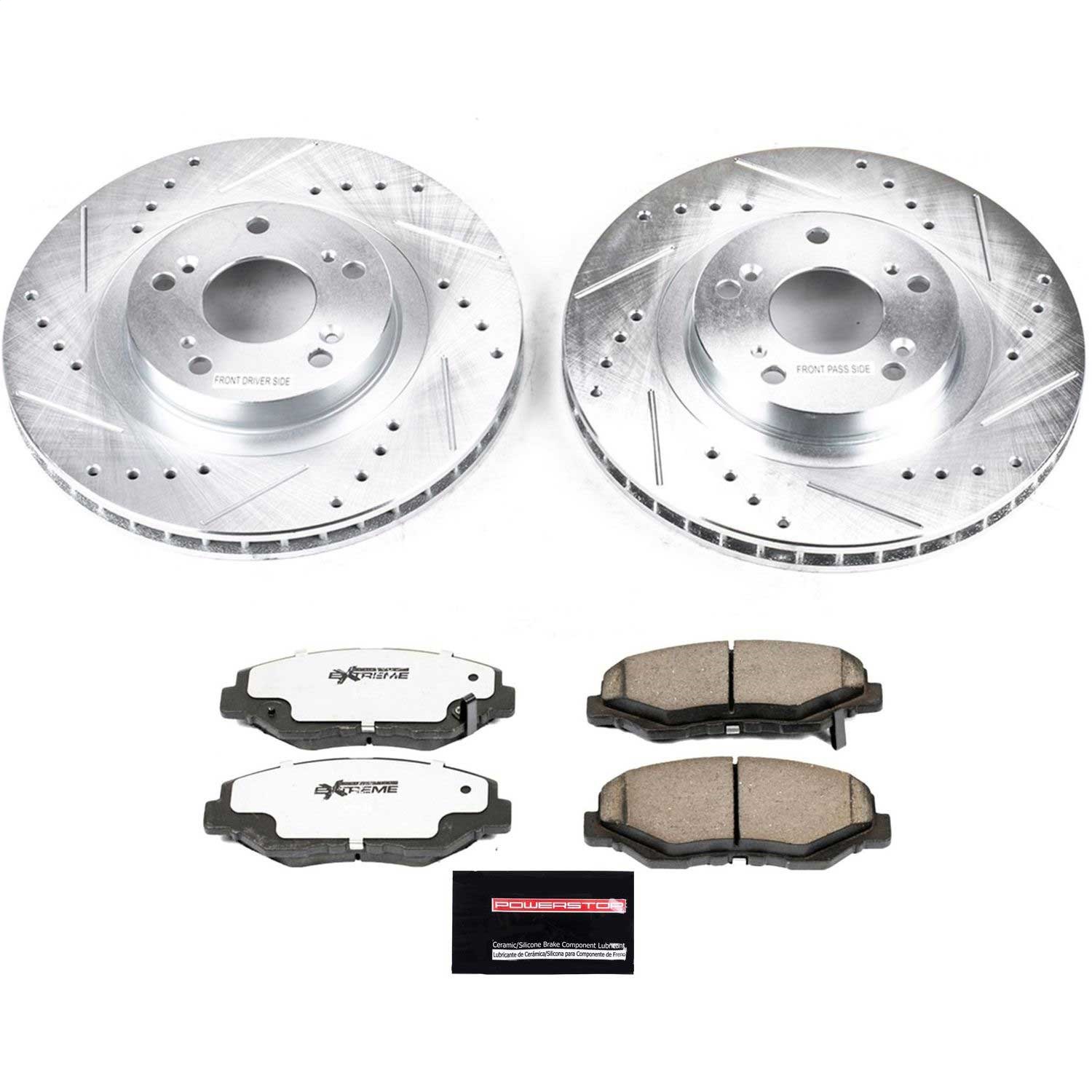 Power Stop - K3055-26 - Front - Disc Brake Pad and Rotor Kit
