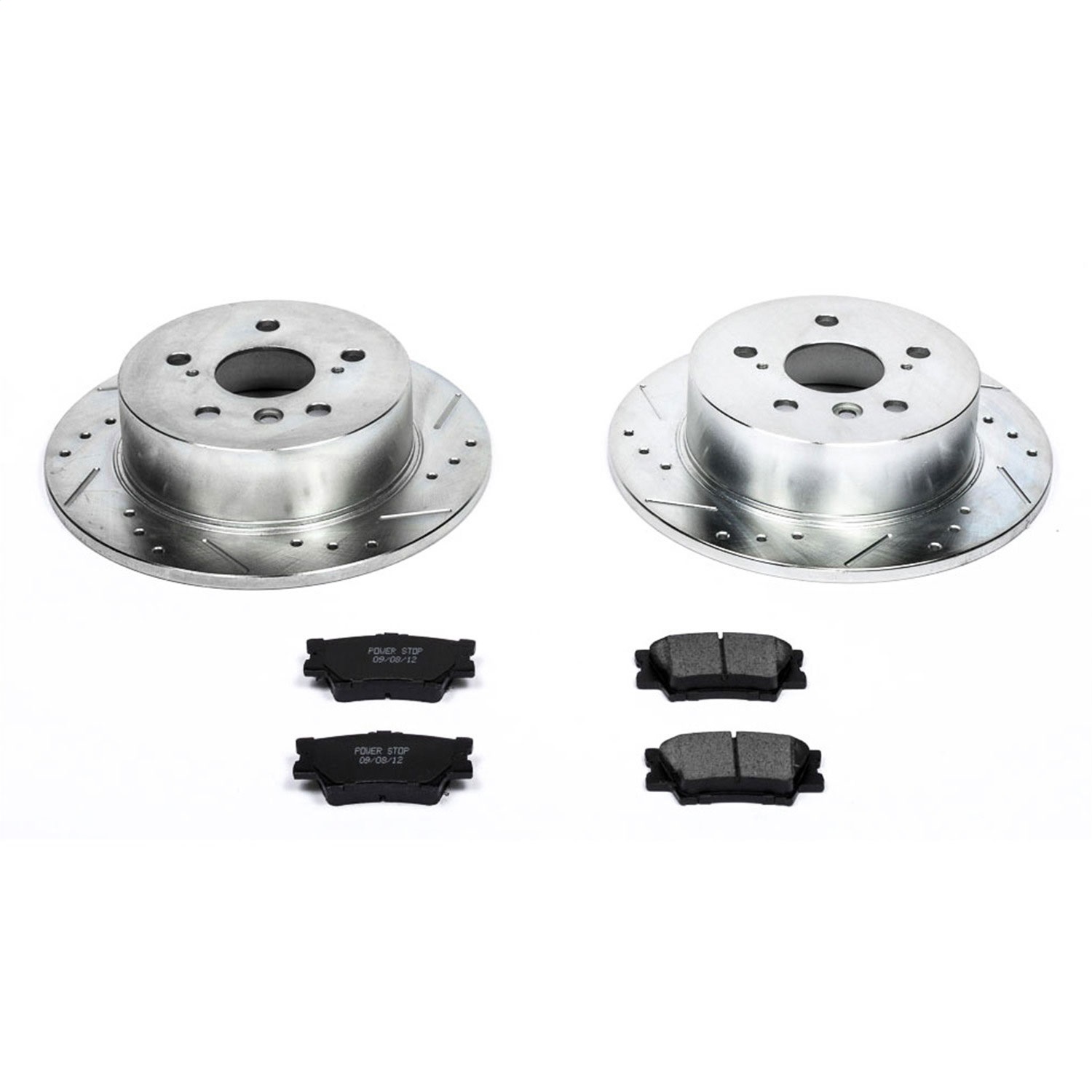 Power Stop - K3067 - Rear - Disc Brake Pad and Rotor Kit