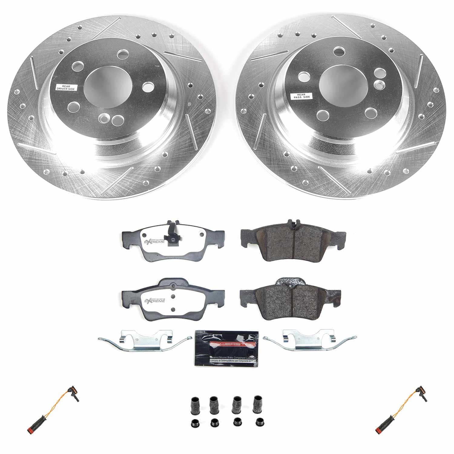 Power Stop - K3069-26 - Rear - Disc Brake Pad and Rotor Kit