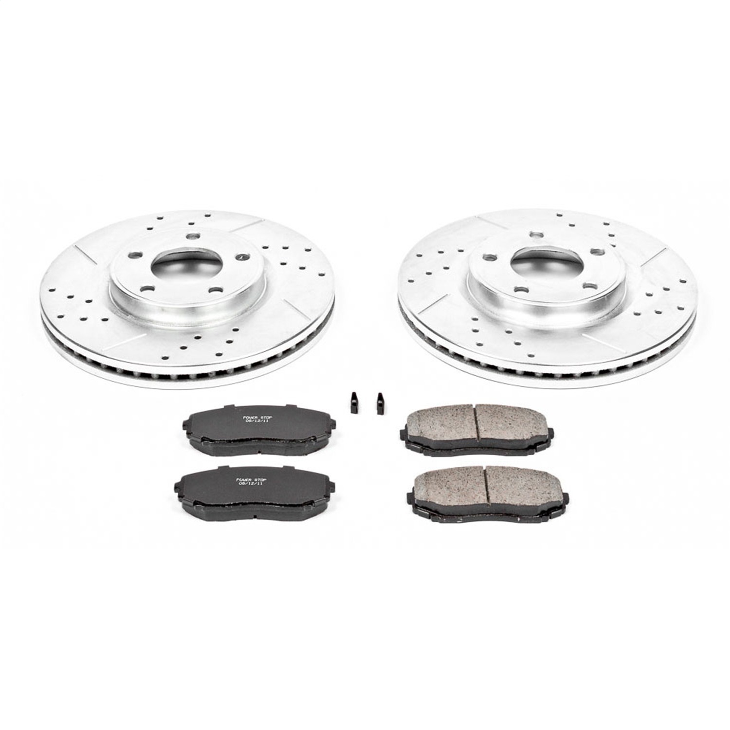 Power Stop - K3071 - Front - Disc Brake Pad and Rotor Kit