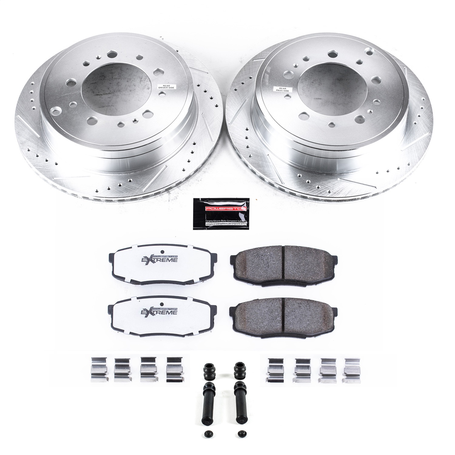 Power Stop - K3073-36 - Rear - Disc Brake Pad and Rotor Kit