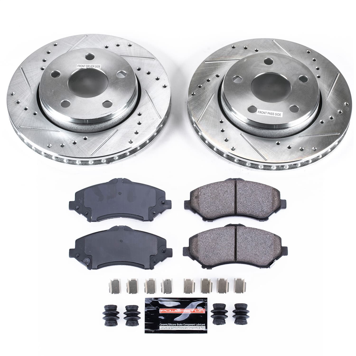 Power Stop - K3097 - Front - Disc Brake Pad and Rotor Kit