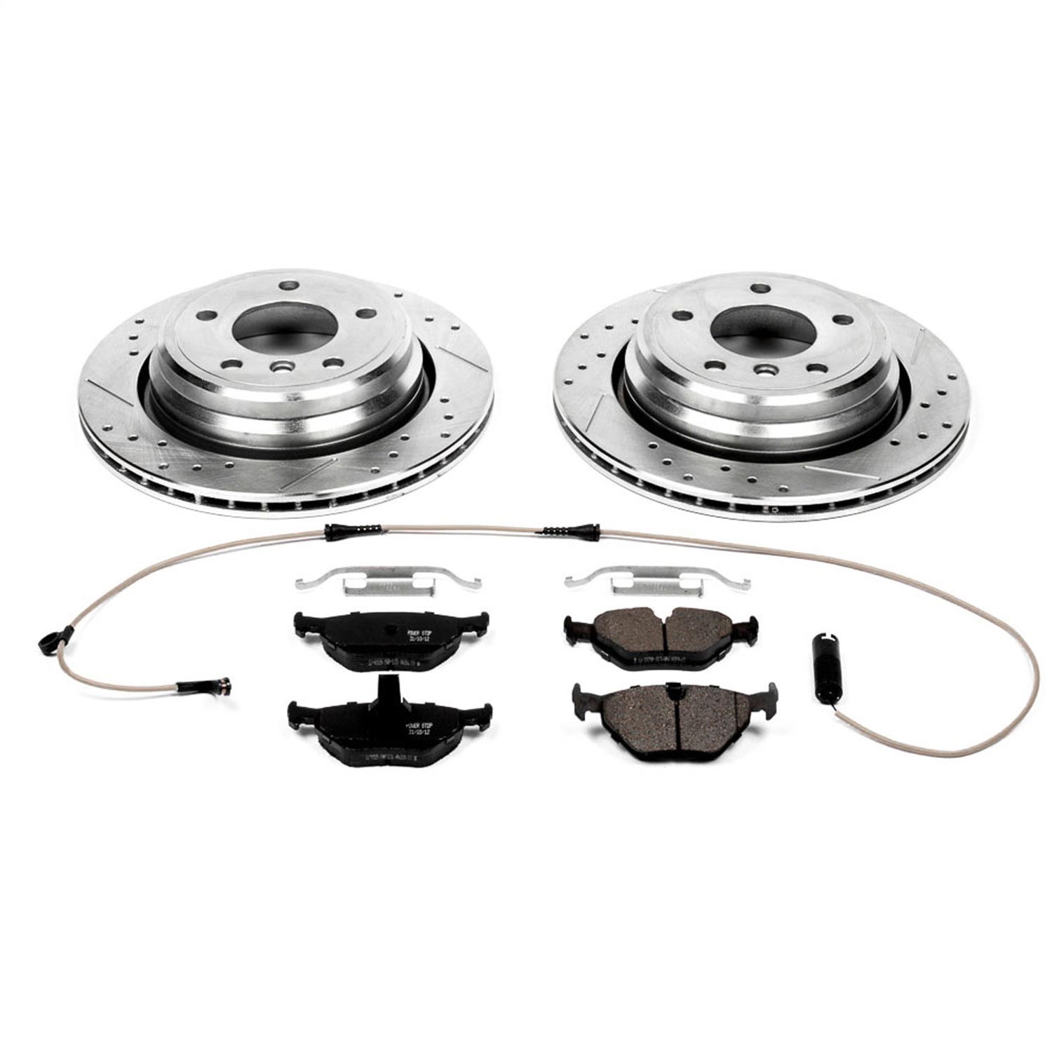 Power Stop - K3126 - Rear - Disc Brake Pad and Rotor Kit