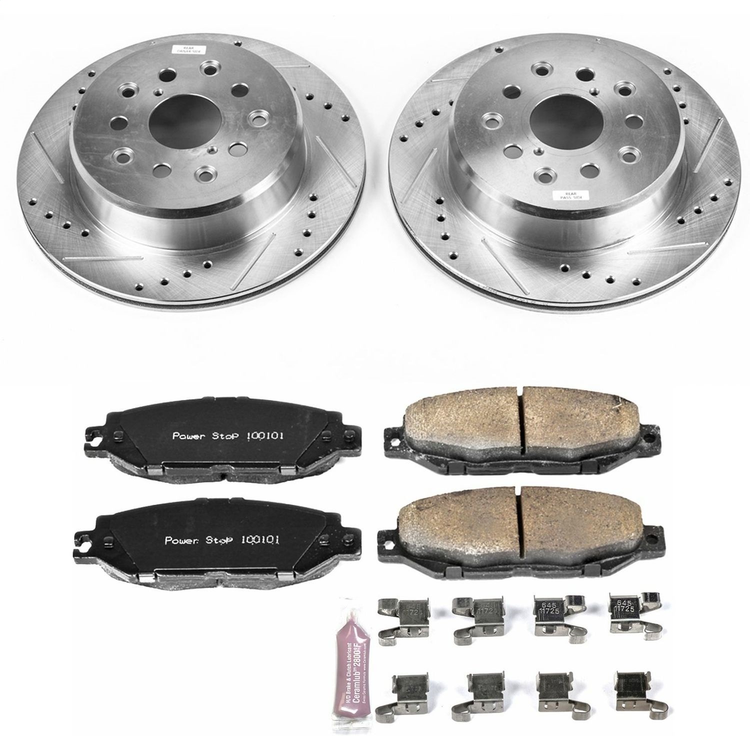 Power Stop - K3134 - Rear - Disc Brake Pad and Rotor Kit