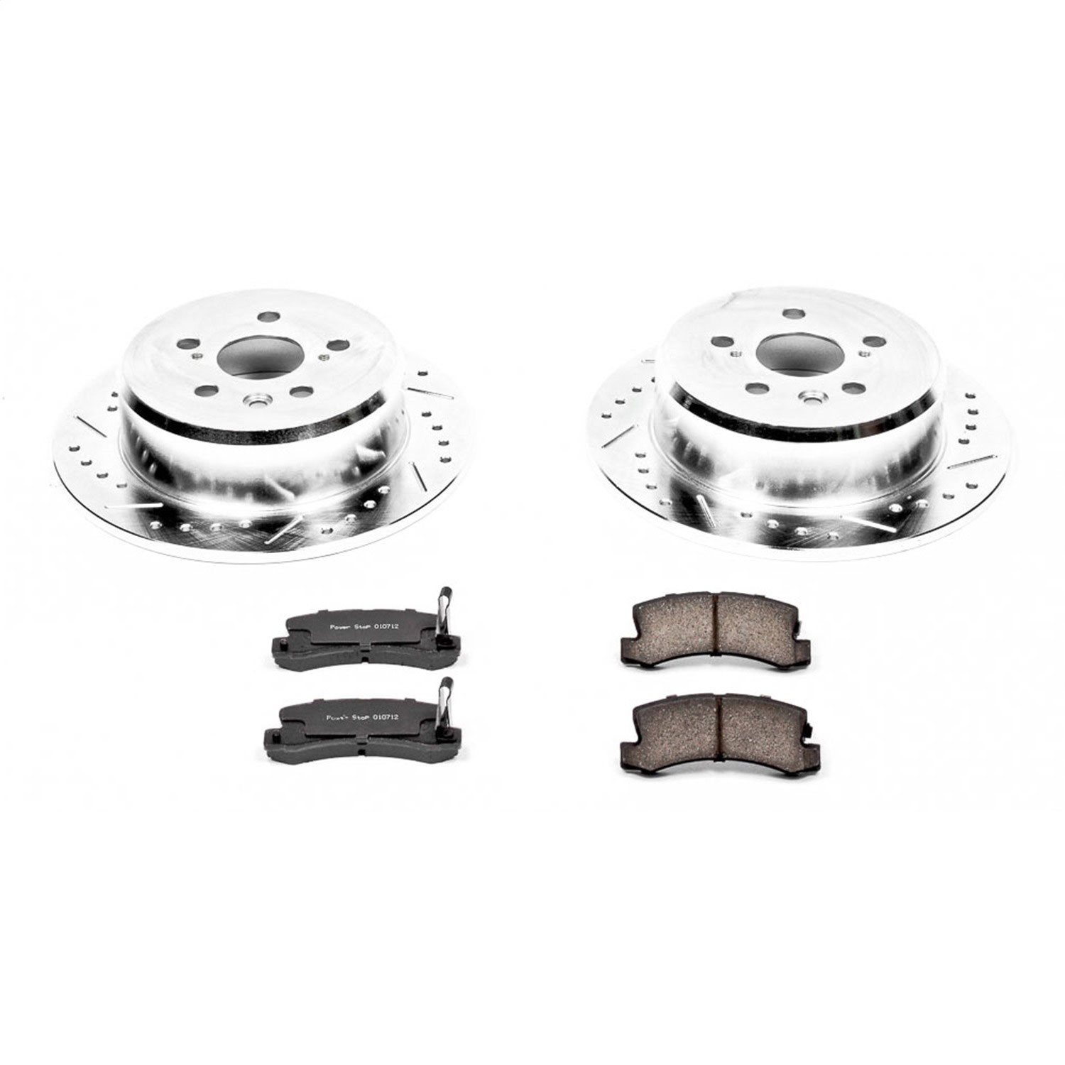 Power Stop - K3147 - Rear - Disc Brake Pad and Rotor Kit