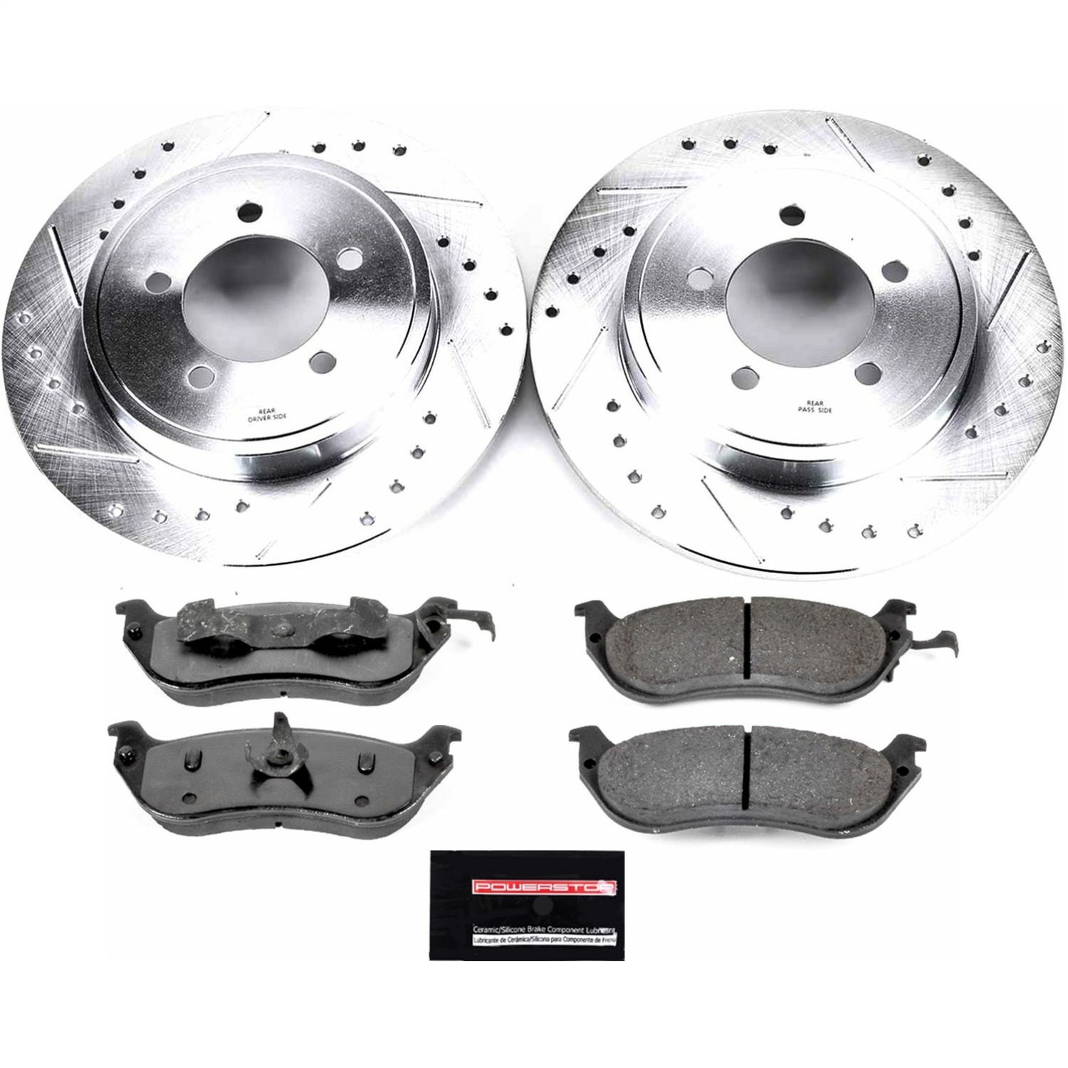 Power Stop - K3150-36 - Rear - Disc Brake Pad and Rotor Kit
