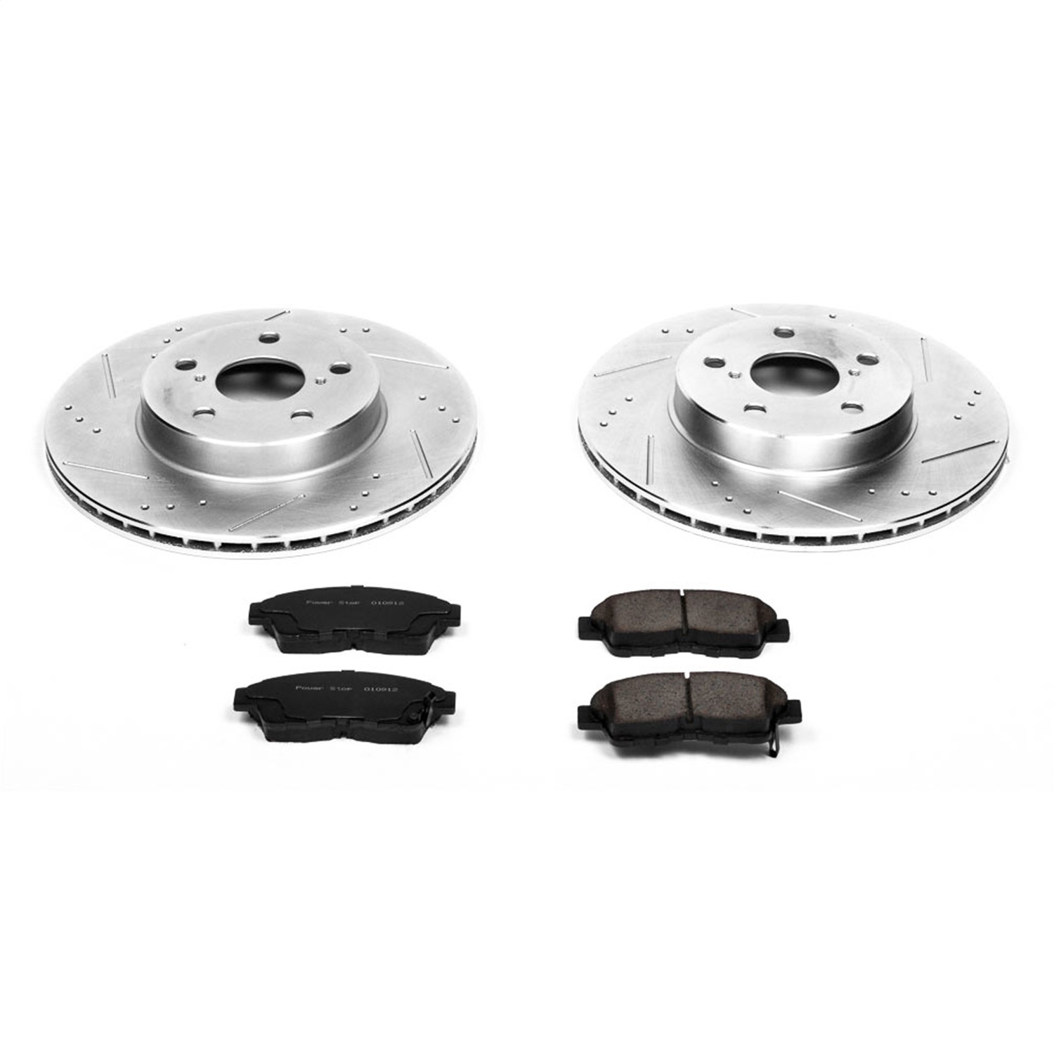 Power Stop - K3163 - Front - Disc Brake Pad and Rotor Kit