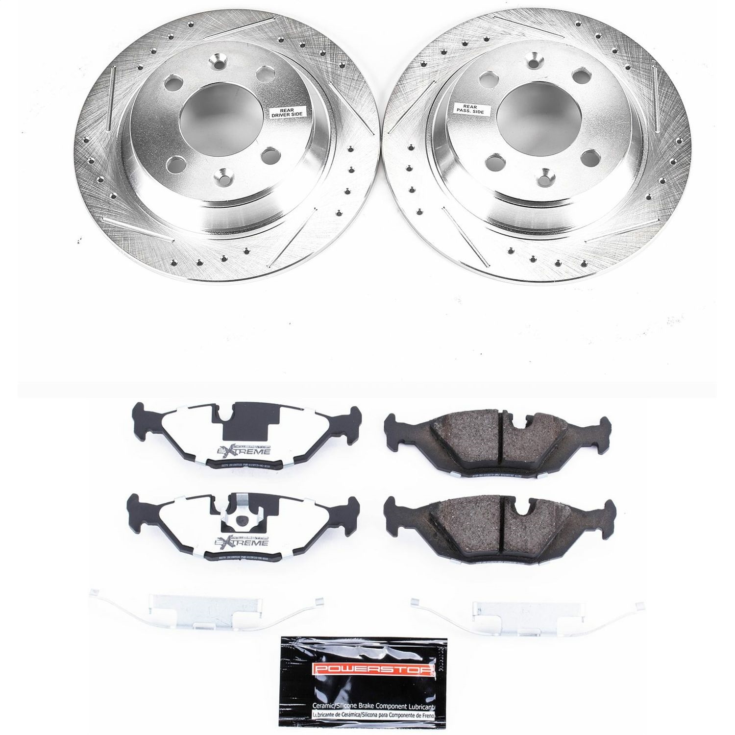 Power Stop - K367-26 - Rear - Disc Brake Pad and Rotor Kit