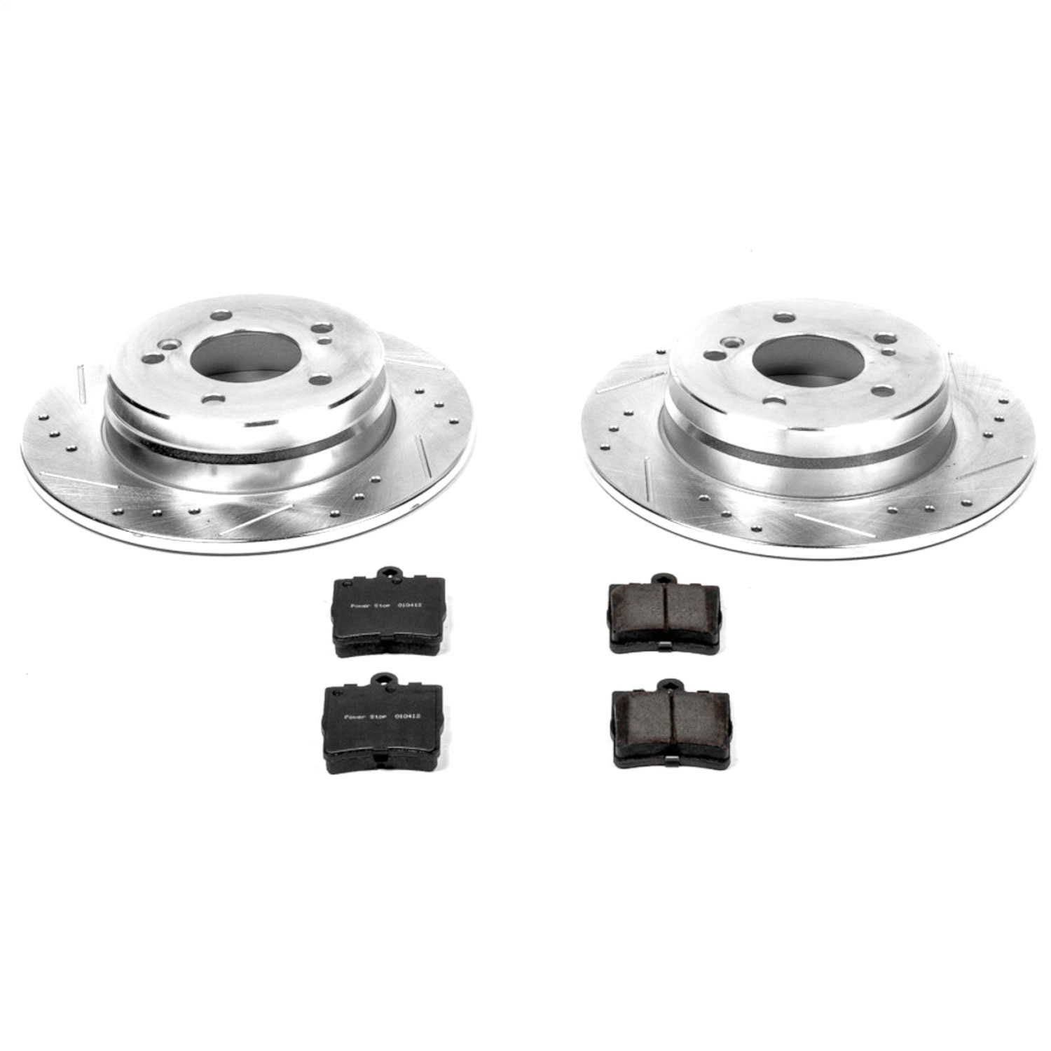Power Stop - K368 - Rear - Disc Brake Pad and Rotor Kit