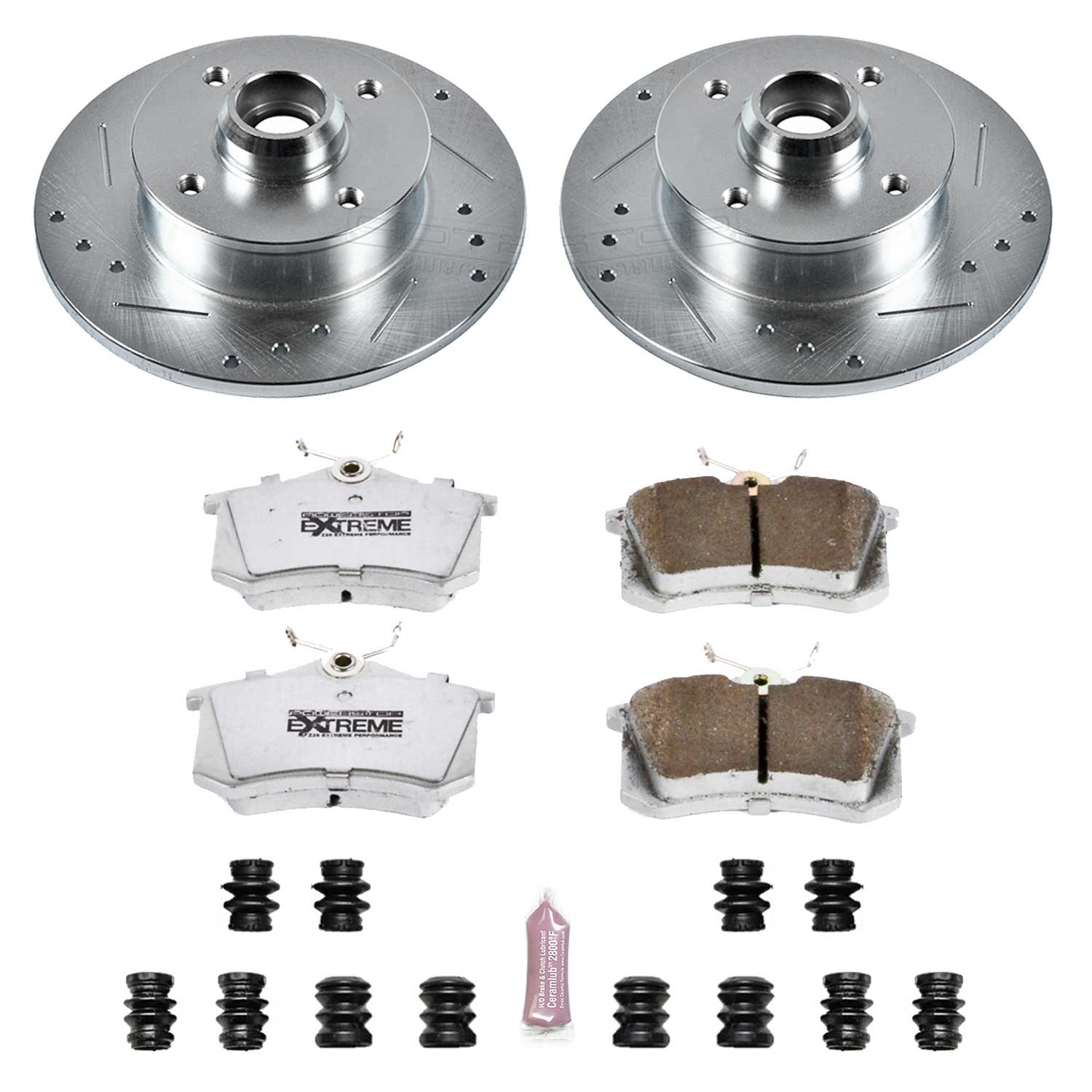Power Stop - K369-26 - Rear - Disc Brake Pad and Rotor Kit