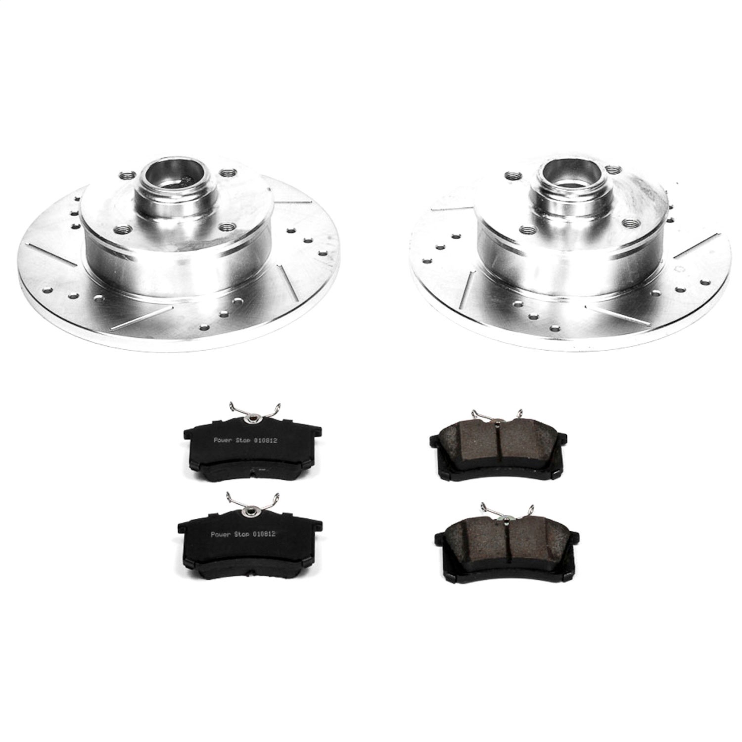 Power Stop - K369 - Rear - Disc Brake Pad and Rotor Kit