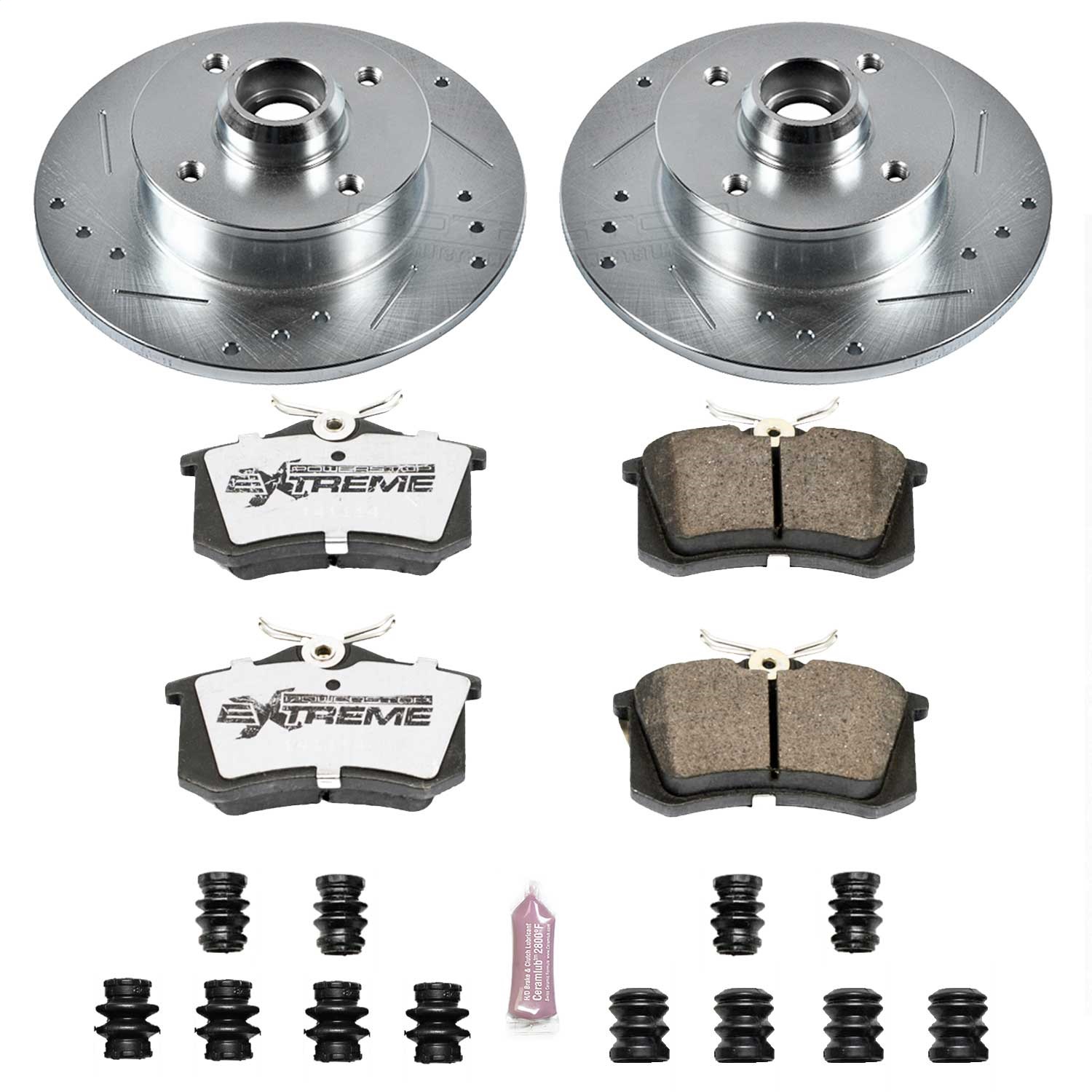 Power Stop - K370-26 - Rear - Disc Brake Pad and Rotor Kit