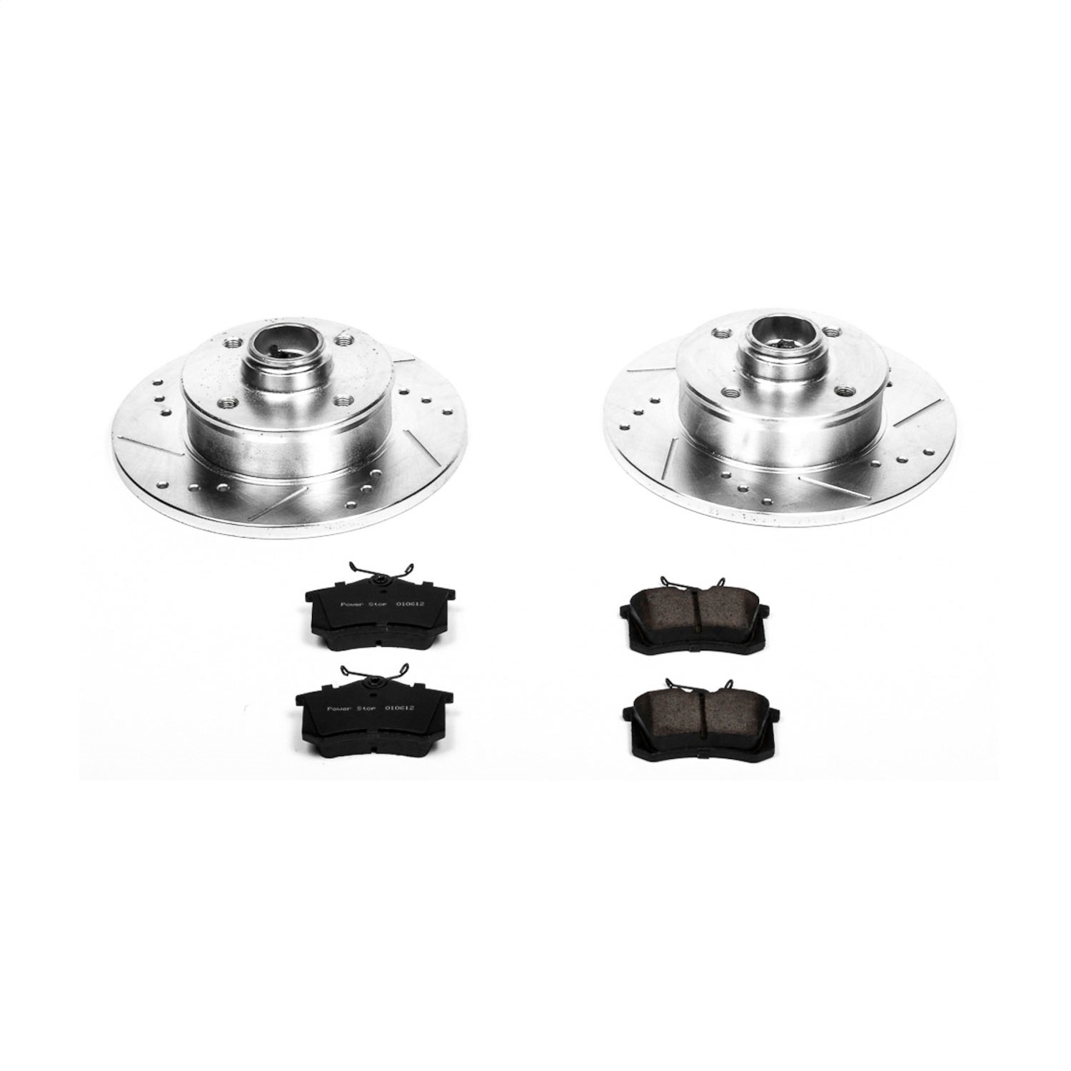Power Stop - K370 - Rear - Disc Brake Pad and Rotor Kit