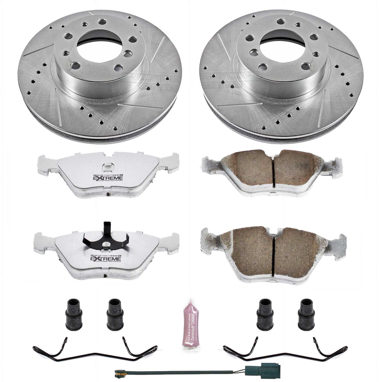 Power Stop - K379-26 - Front - Disc Brake Pad and Rotor Kit