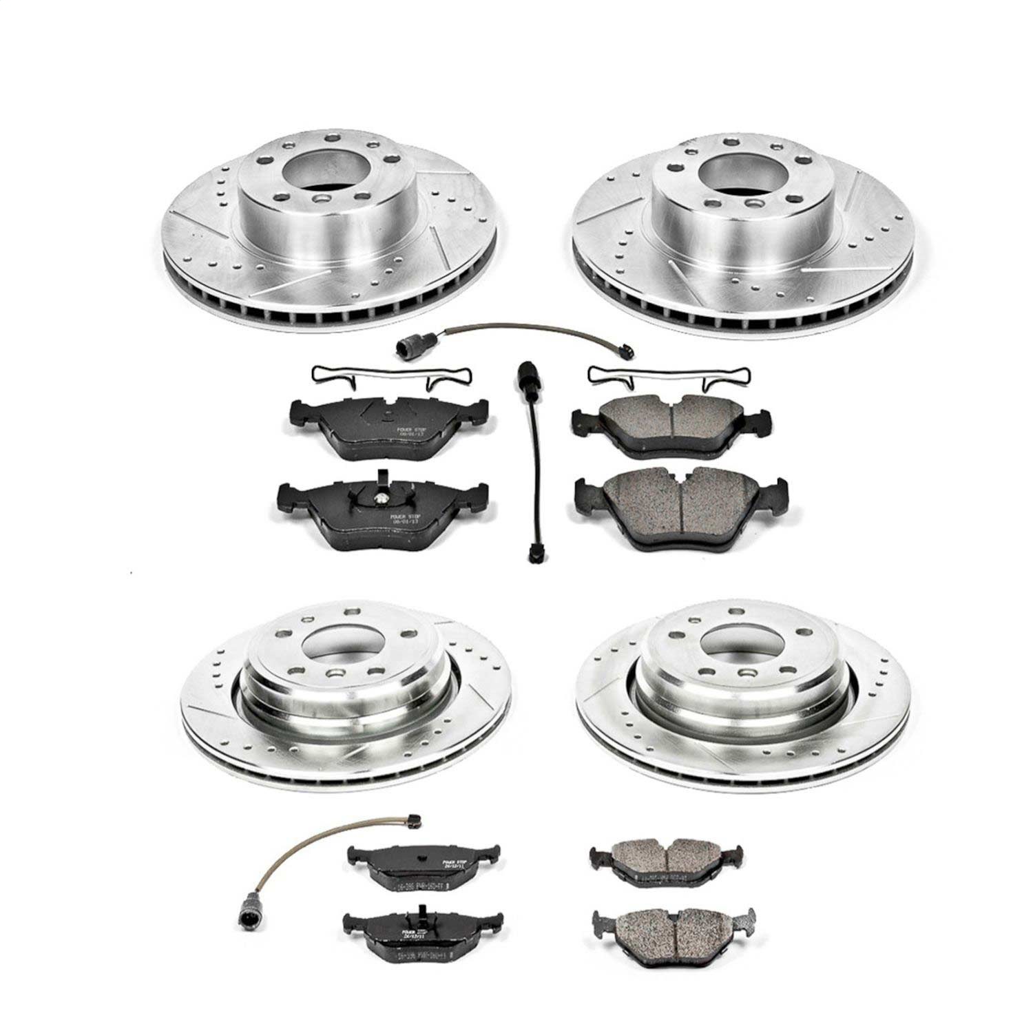 Power Stop - K382 - Front and Rear - Disc Brake Pad and Rotor Kit