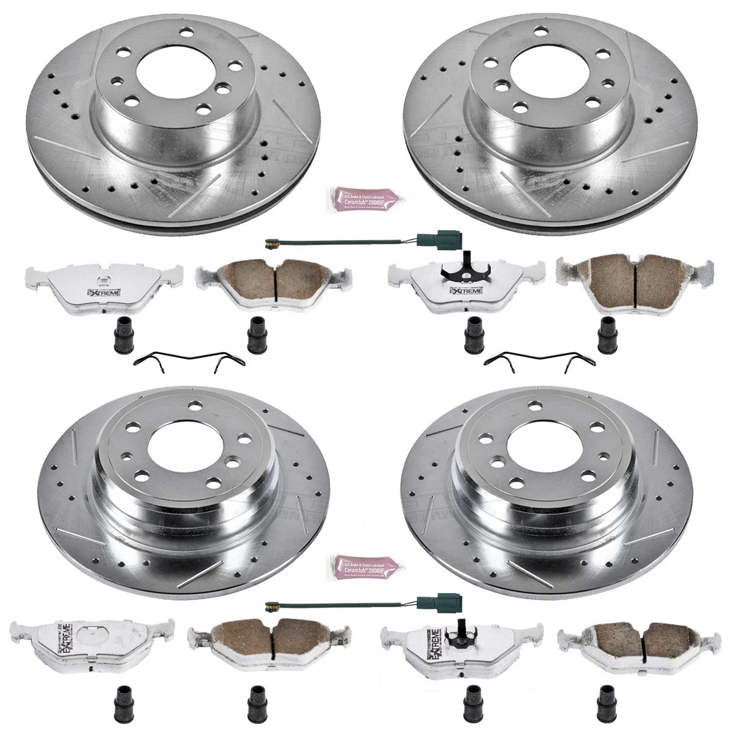 Power Stop - K392-26 - Front and Rear - Disc Brake Pad and Rotor Kit