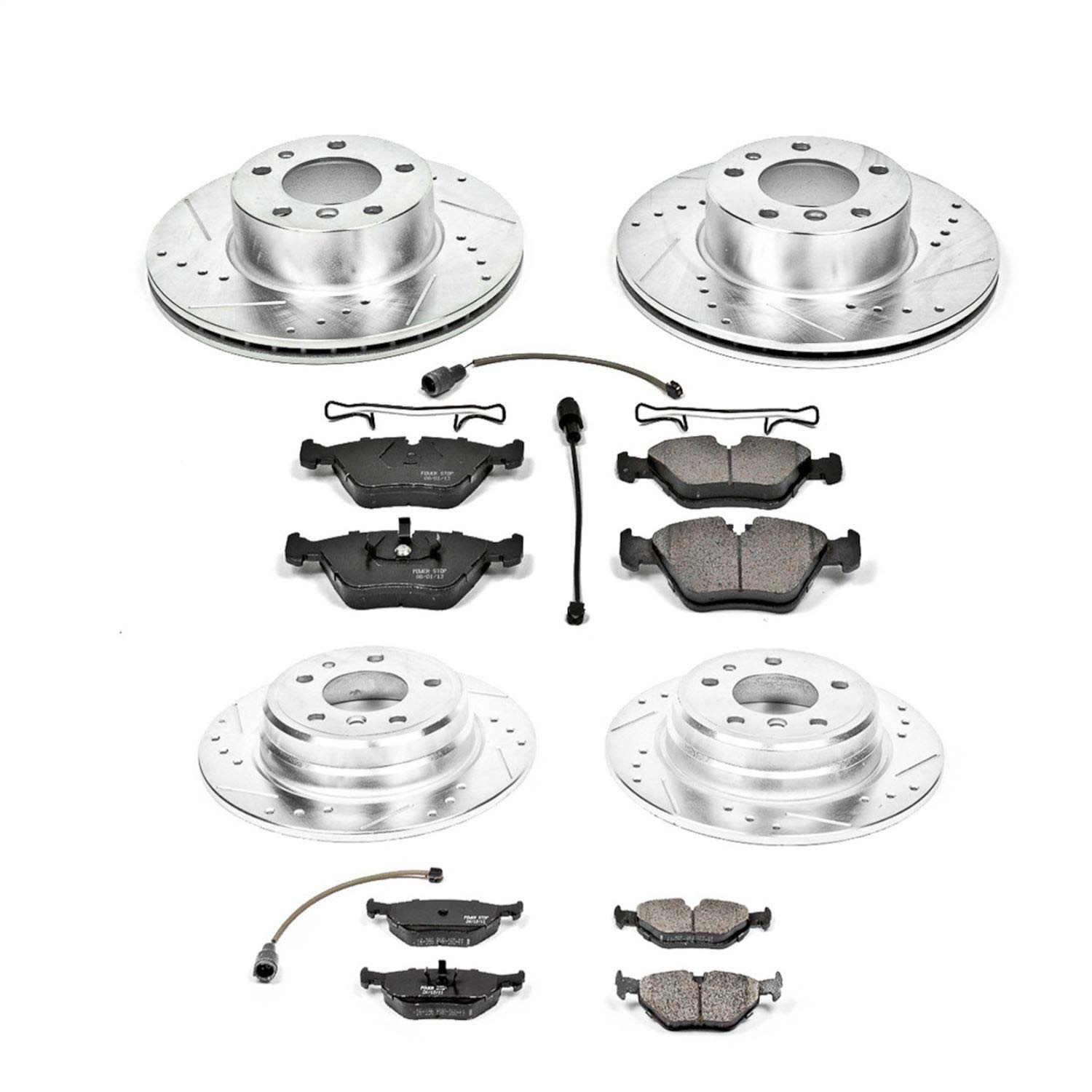 Power Stop - K392 - Front and Rear - Disc Brake Pad and Rotor Kit