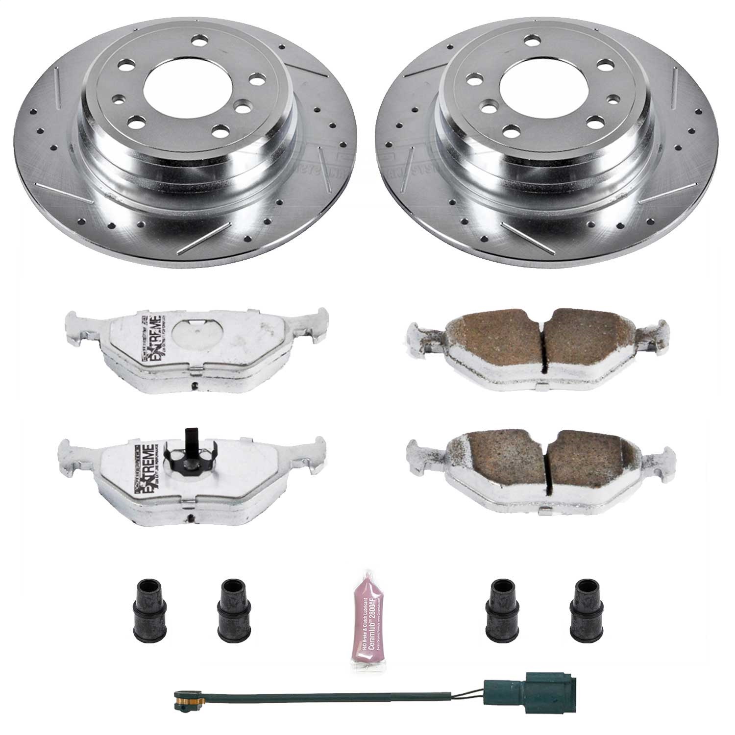 Power Stop - K393-26 - Rear - Disc Brake Pad and Rotor Kit