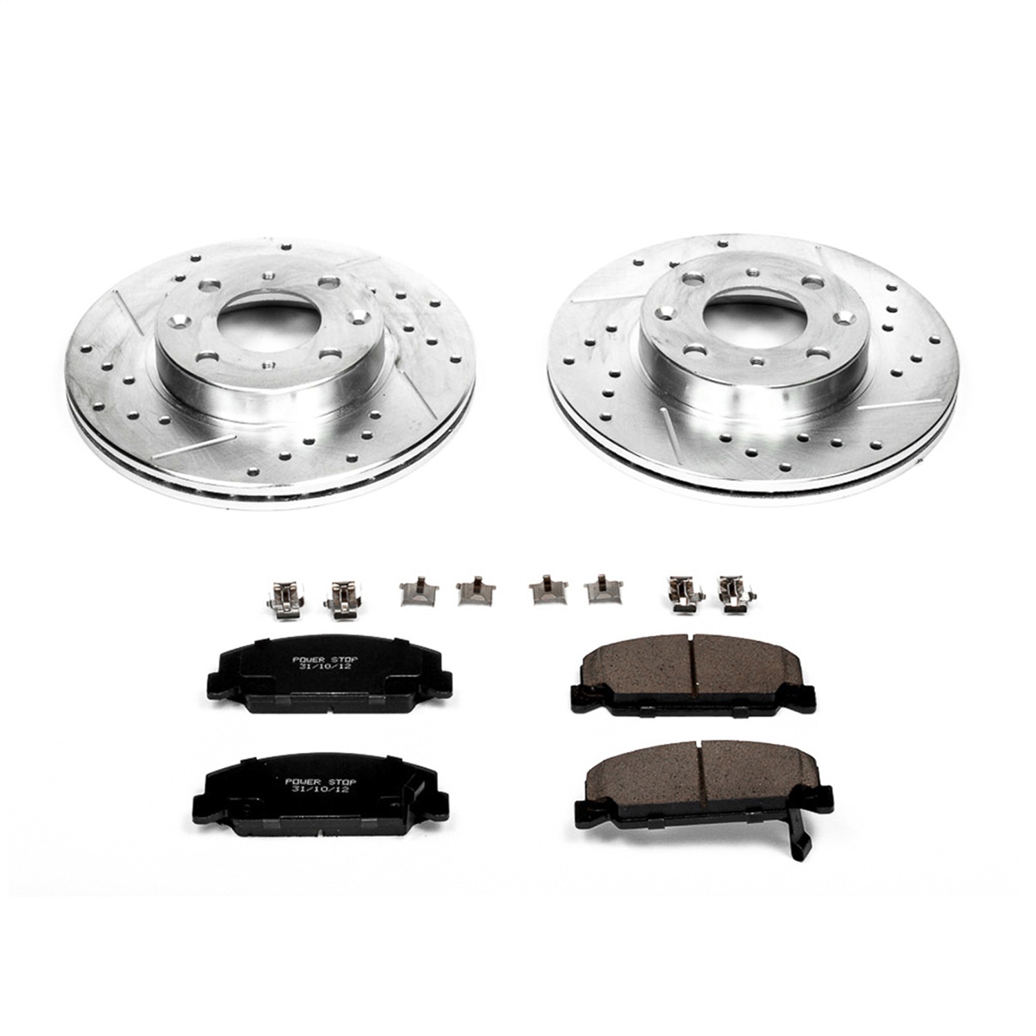Power Stop - K398 - Front - Disc Brake Pad and Rotor Kit