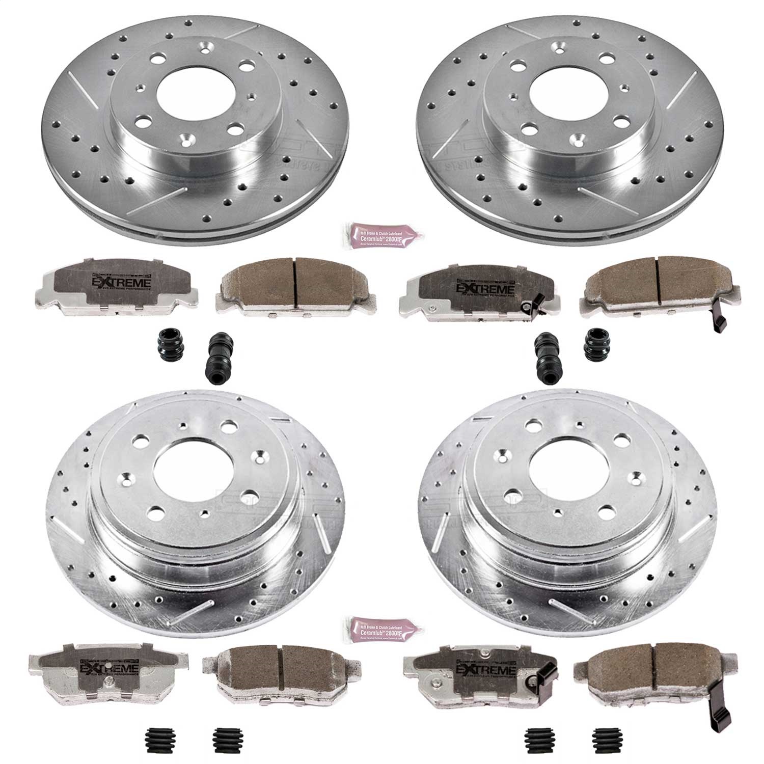 Power Stop - K399-26 - Front and Rear - Disc Brake Pad and Rotor Kit