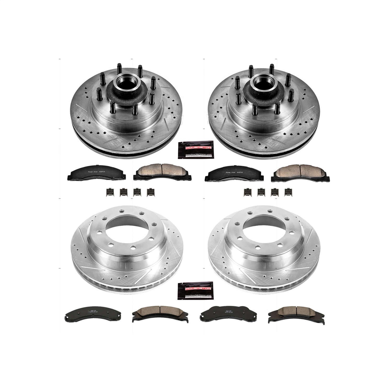 Power Stop - K4131 - Front and Rear - Disc Brake Pad and Rotor Kit