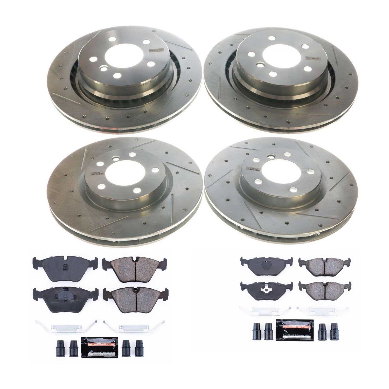 Power Stop - K4229 - Front and Rear - Disc Brake Pad and Rotor Kit