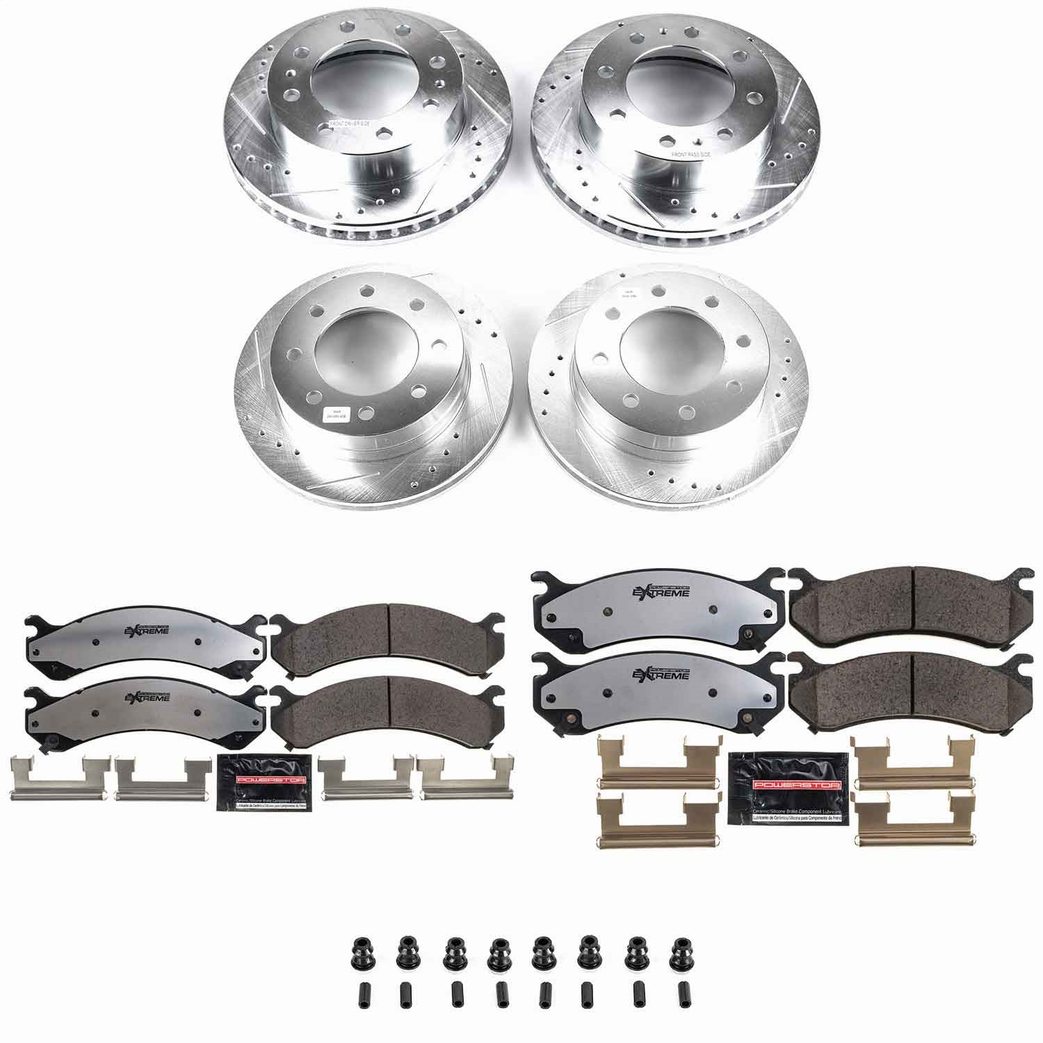 Power Stop - K4423-36 - Front and Rear - Disc Brake Pad and Rotor Kit