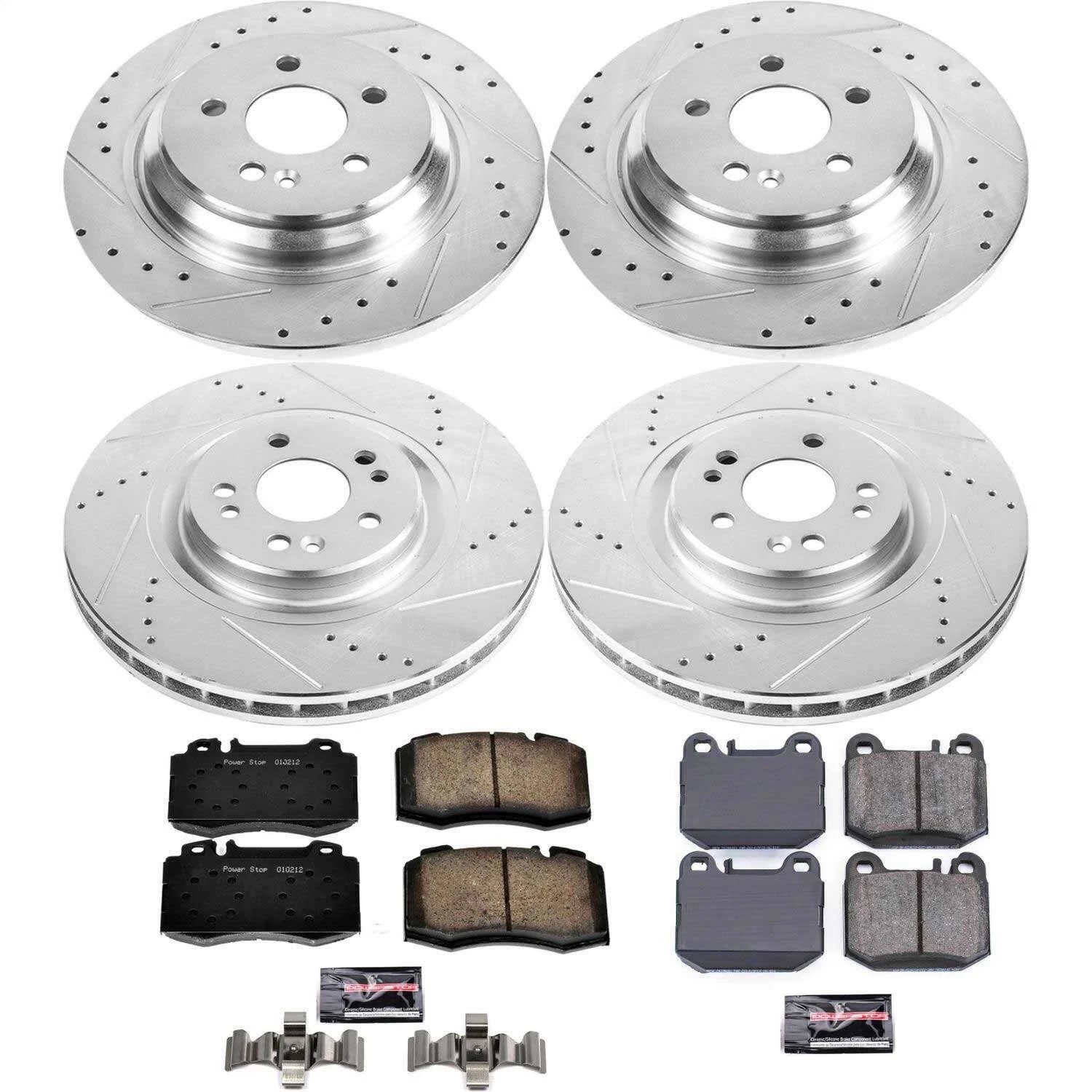 Power Stop - K4463 - Front and Rear - Disc Brake Pad and Rotor Kit