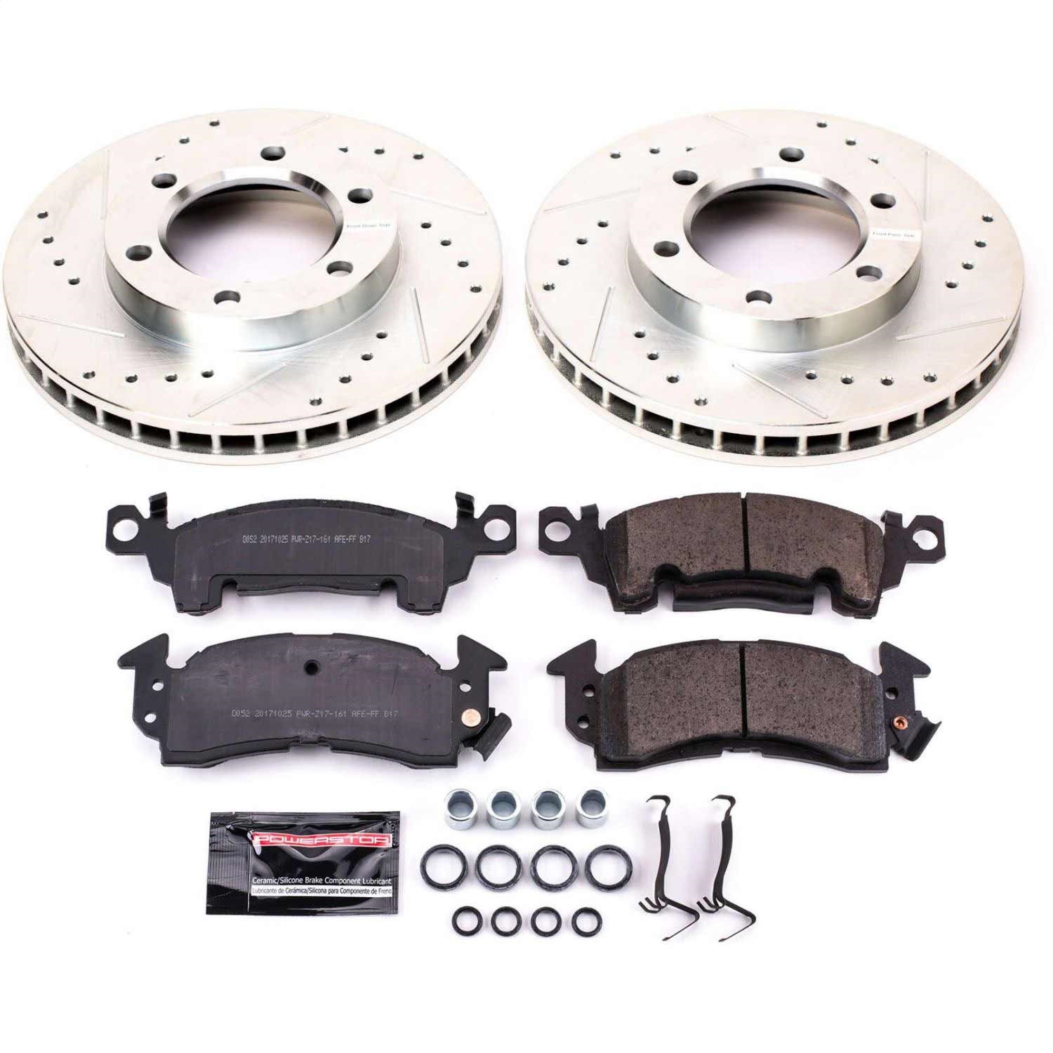 Power Stop - K4537 - Front - Disc Brake Pad and Rotor Kit