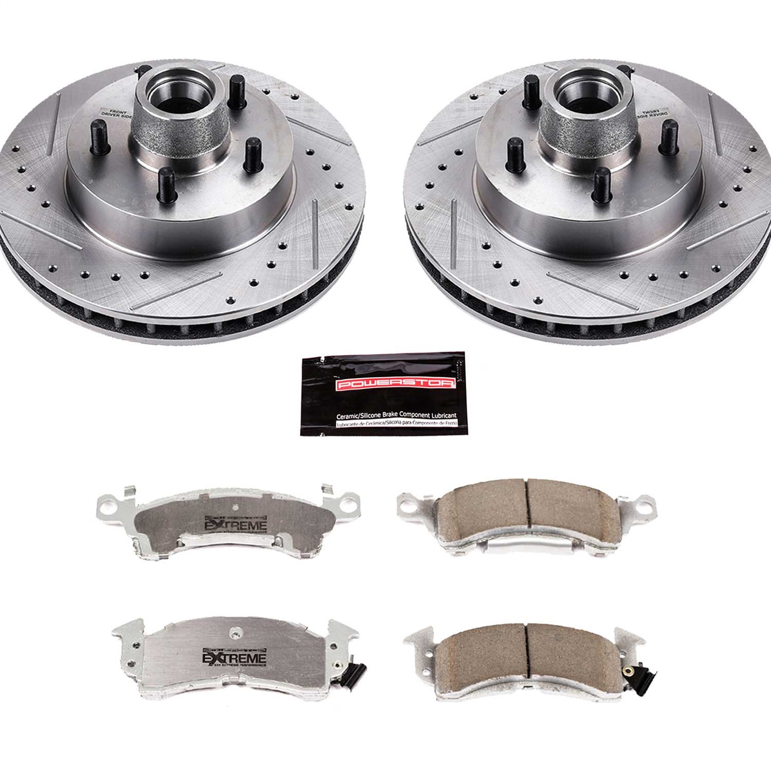 Power Stop - K4539-26 - Front - Disc Brake Pad and Rotor Kit