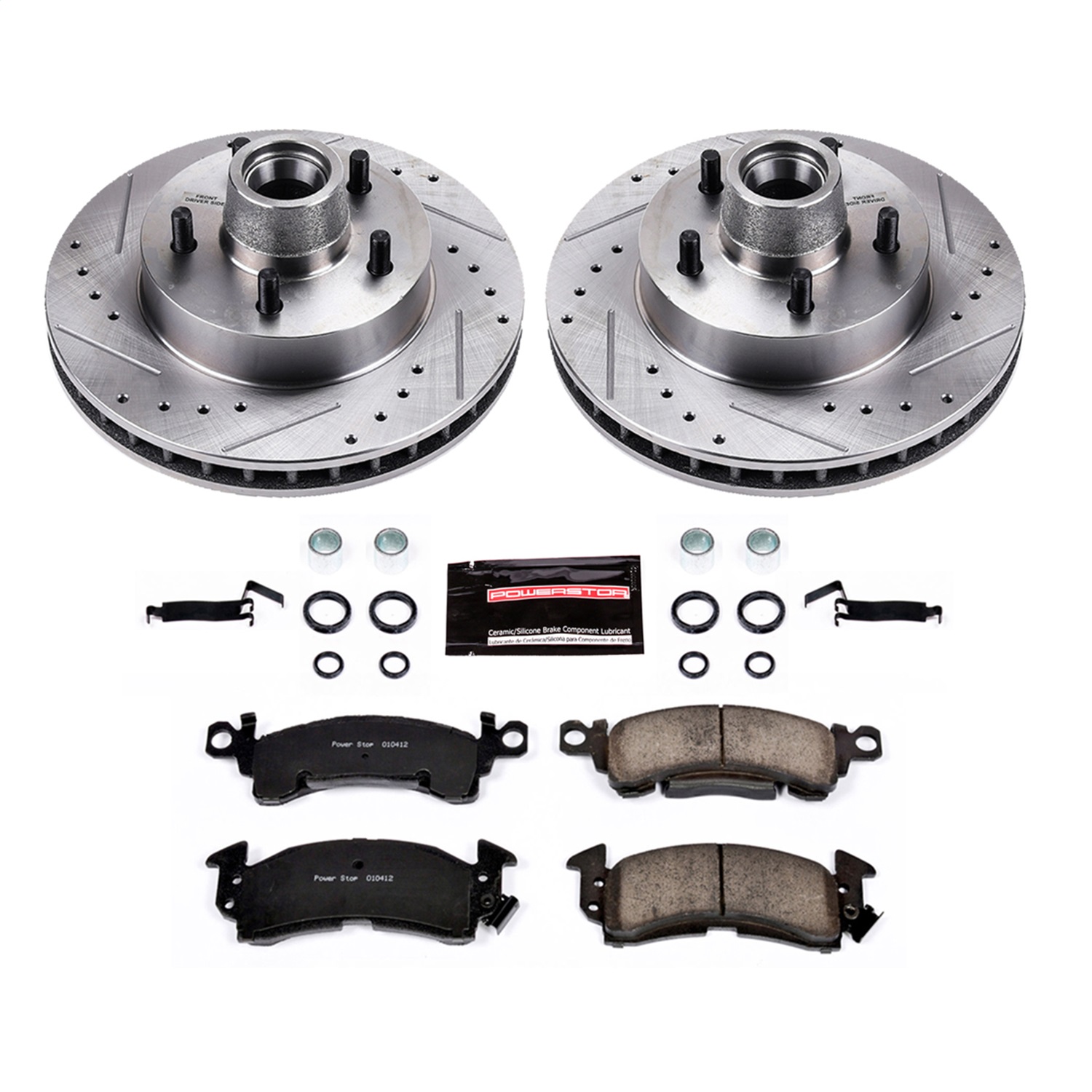 Power Stop - K4539 - Front - Disc Brake Pad and Rotor Kit