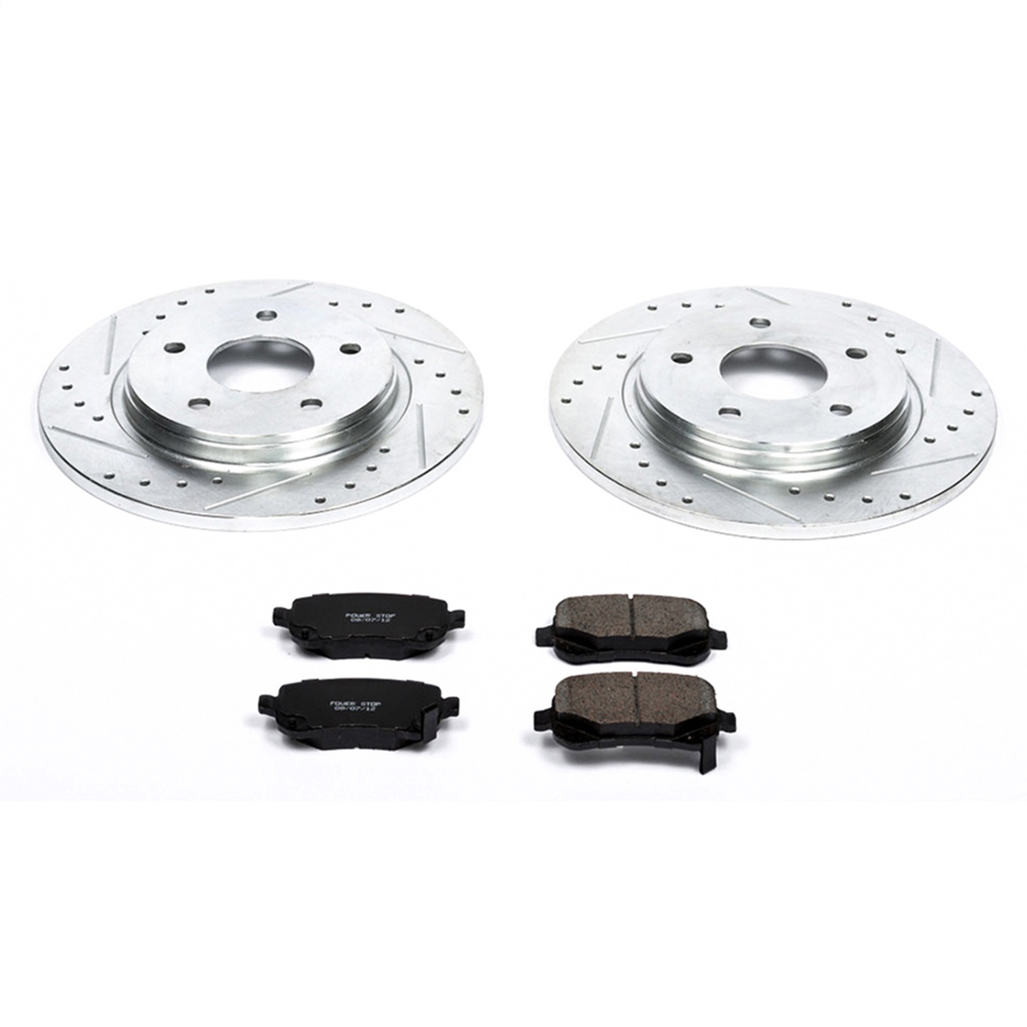 Power Stop - K4569 - Rear - Disc Brake Pad and Rotor Kit