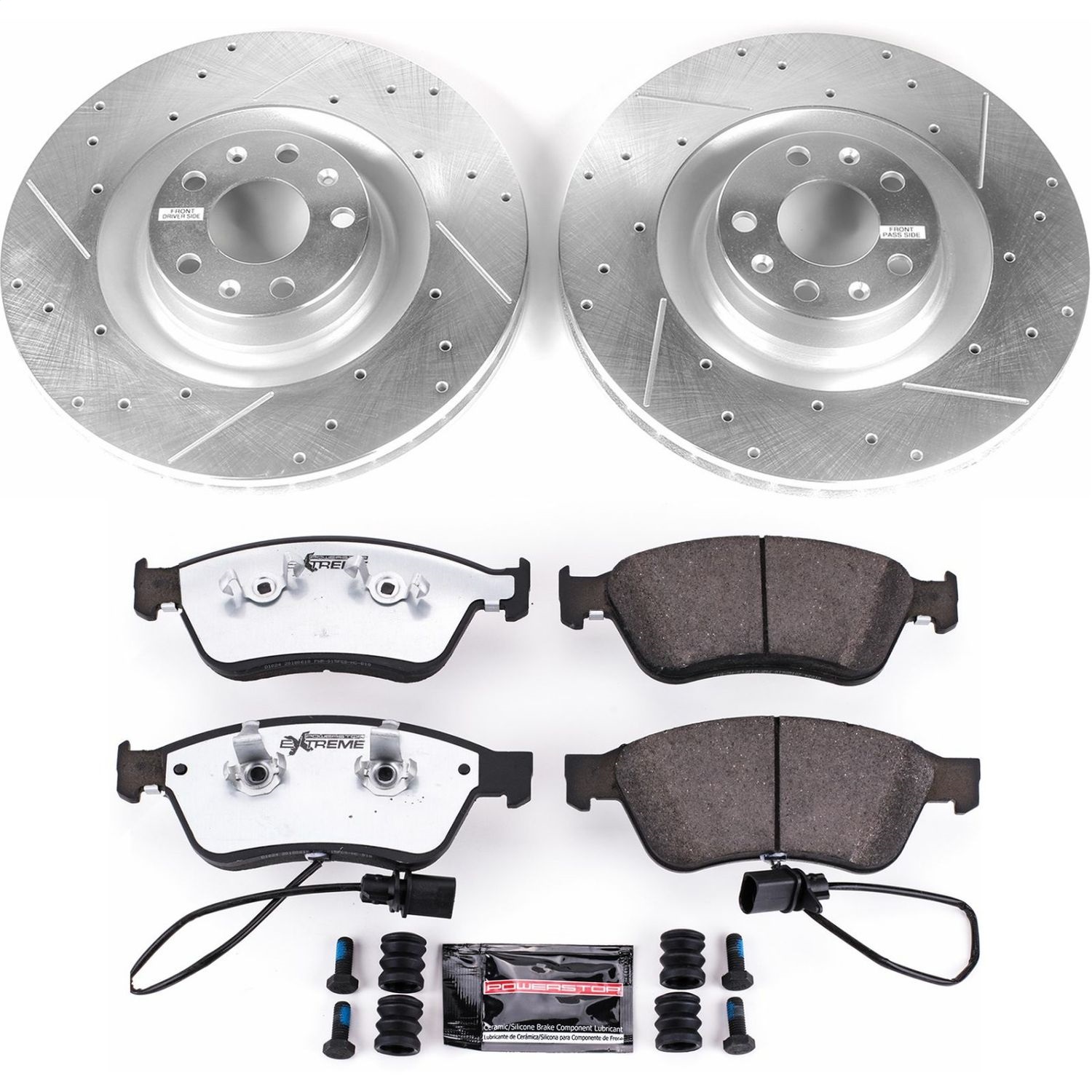 Power Stop - K4570-26 - Front - Disc Brake Pad and Rotor Kit