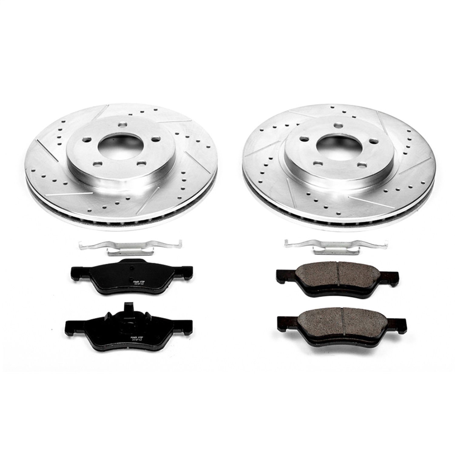 Power Stop - K4580 - Front - Disc Brake Pad and Rotor Kit