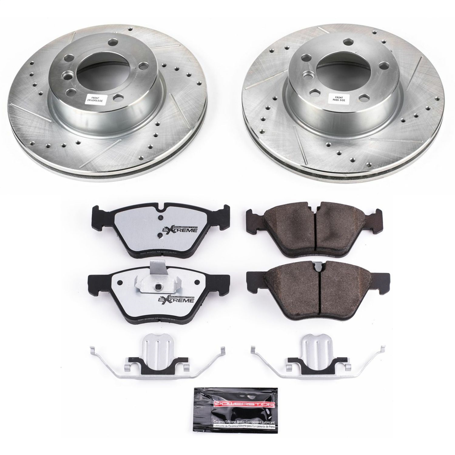 Power Stop - K4589-26 - Front - Disc Brake Pad and Rotor Kit