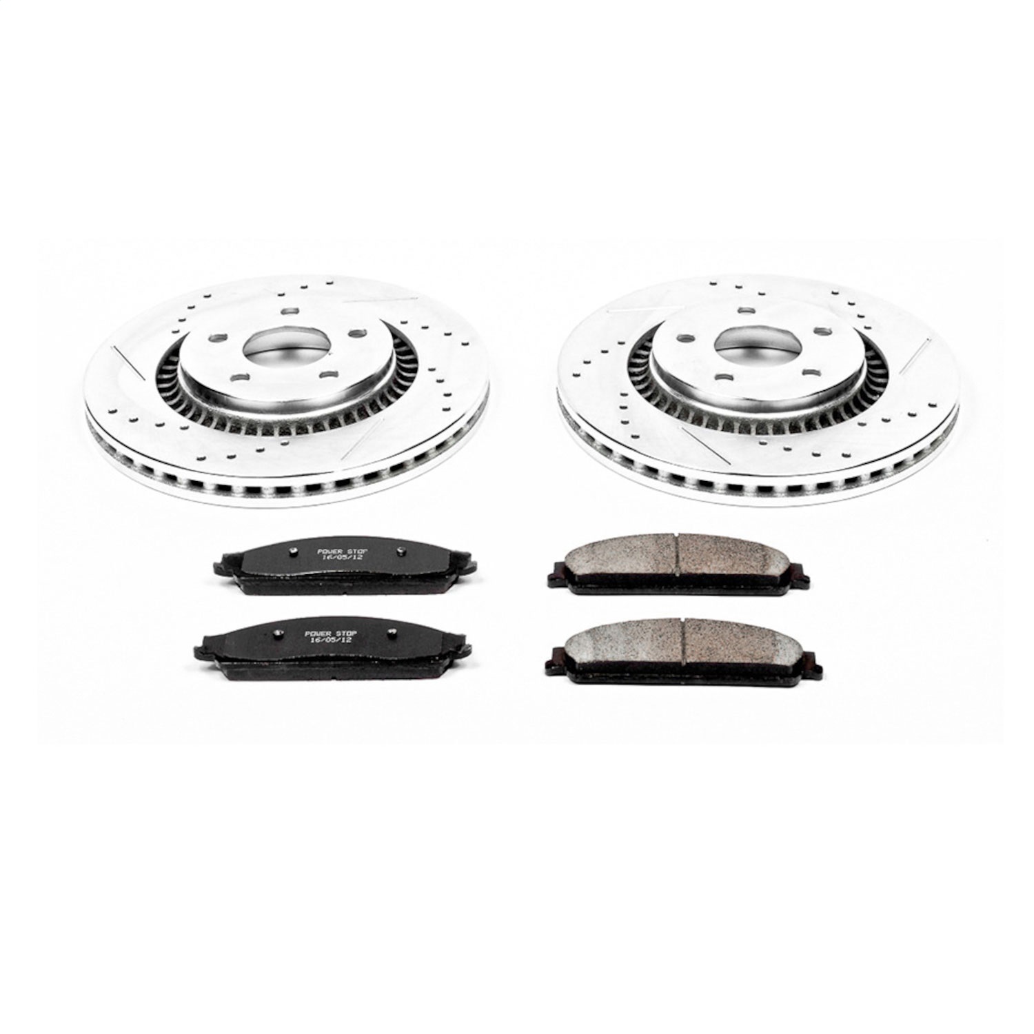 Power Stop - K4599 - Front - Disc Brake Pad and Rotor Kit