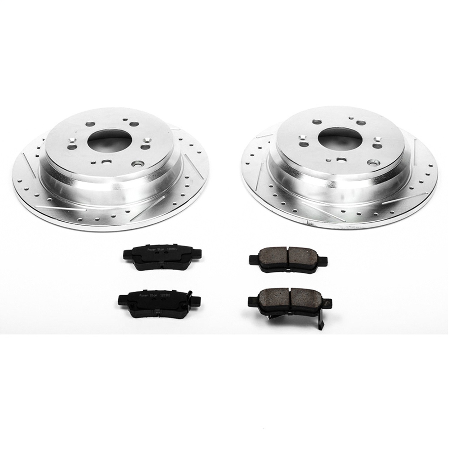 Power Stop - K4604 - Rear - Disc Brake Pad and Rotor Kit