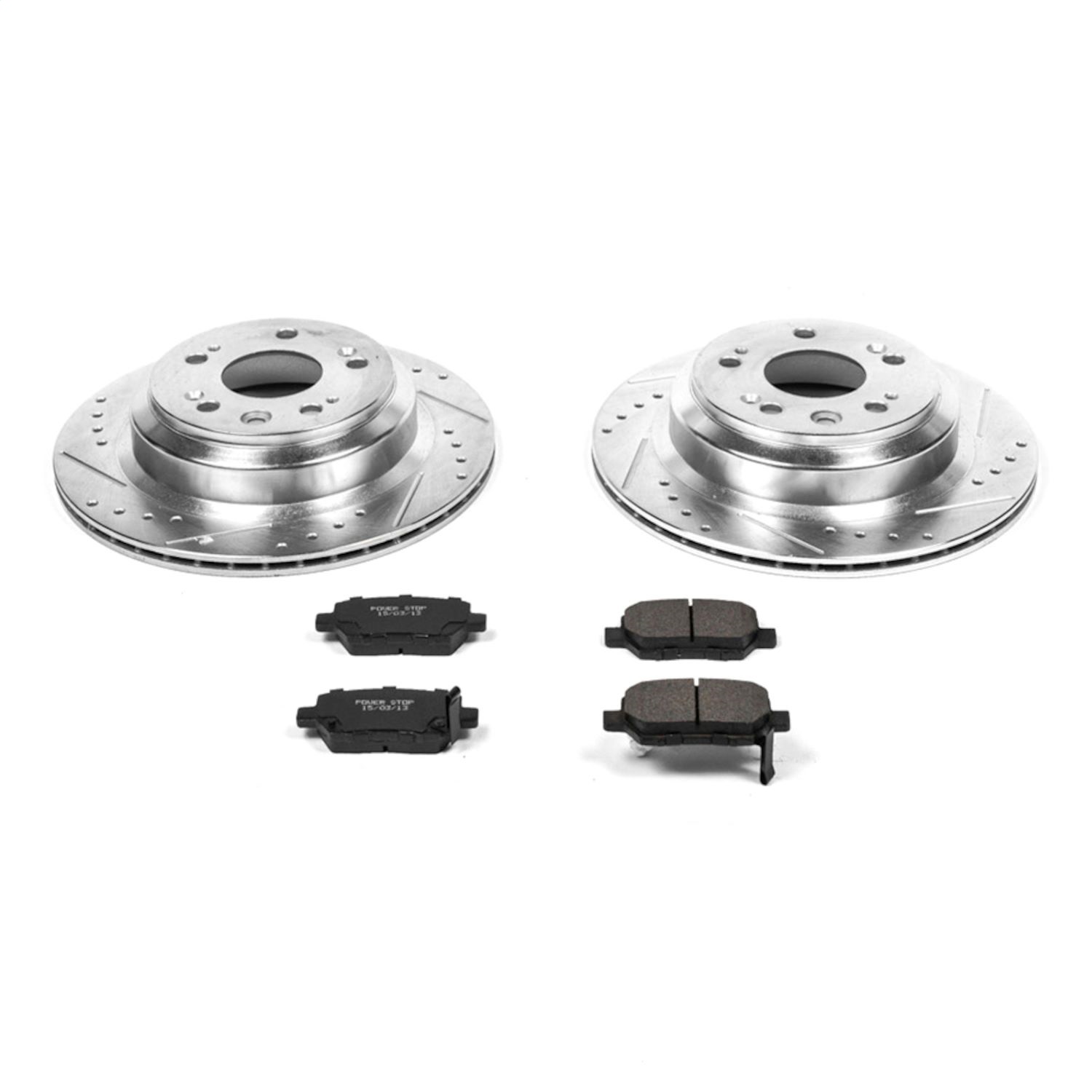 Power Stop - K4605 - Rear - Disc Brake Pad and Rotor Kit