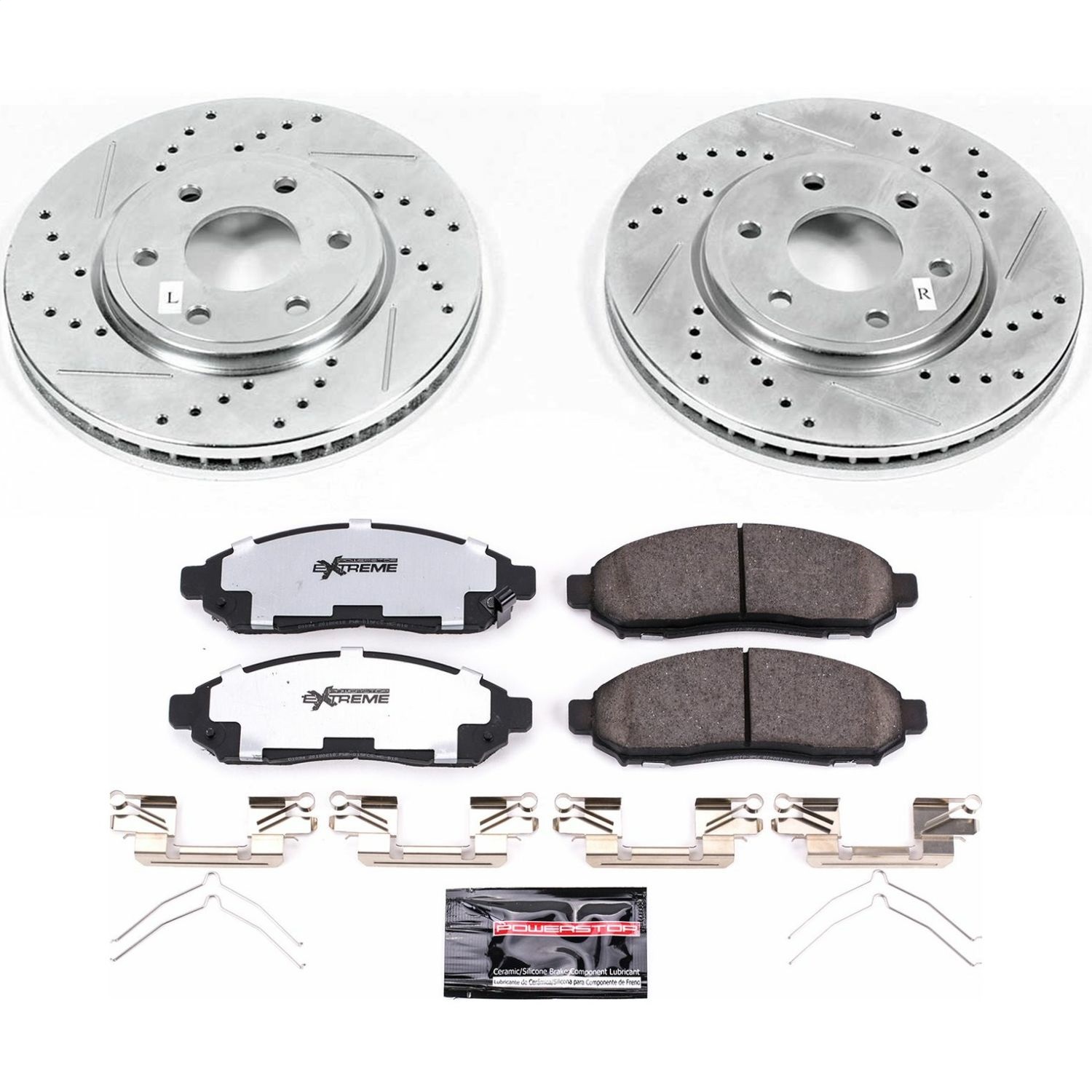 Power Stop - K4611-36 - Front - Disc Brake Pad and Rotor Kit