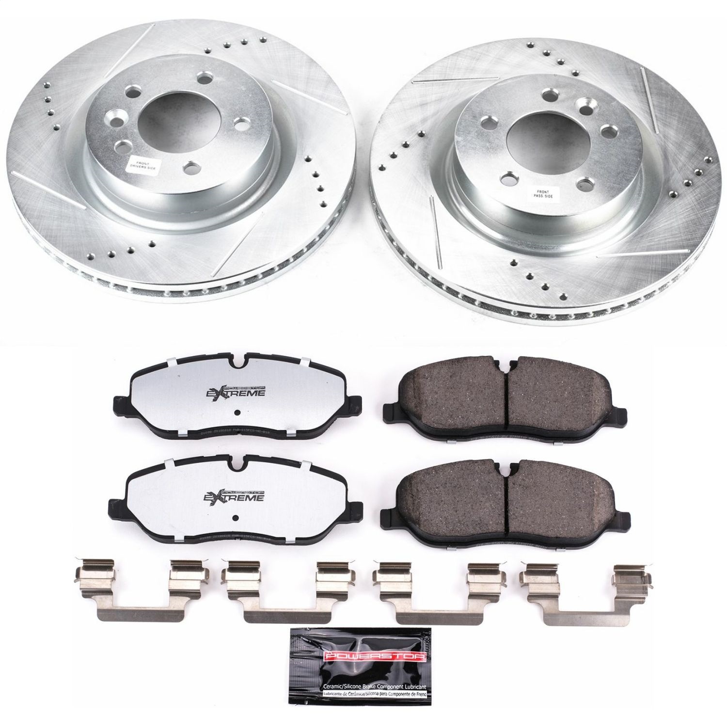 Power Stop - K4615-36 - Front - Disc Brake Pad and Rotor Kit