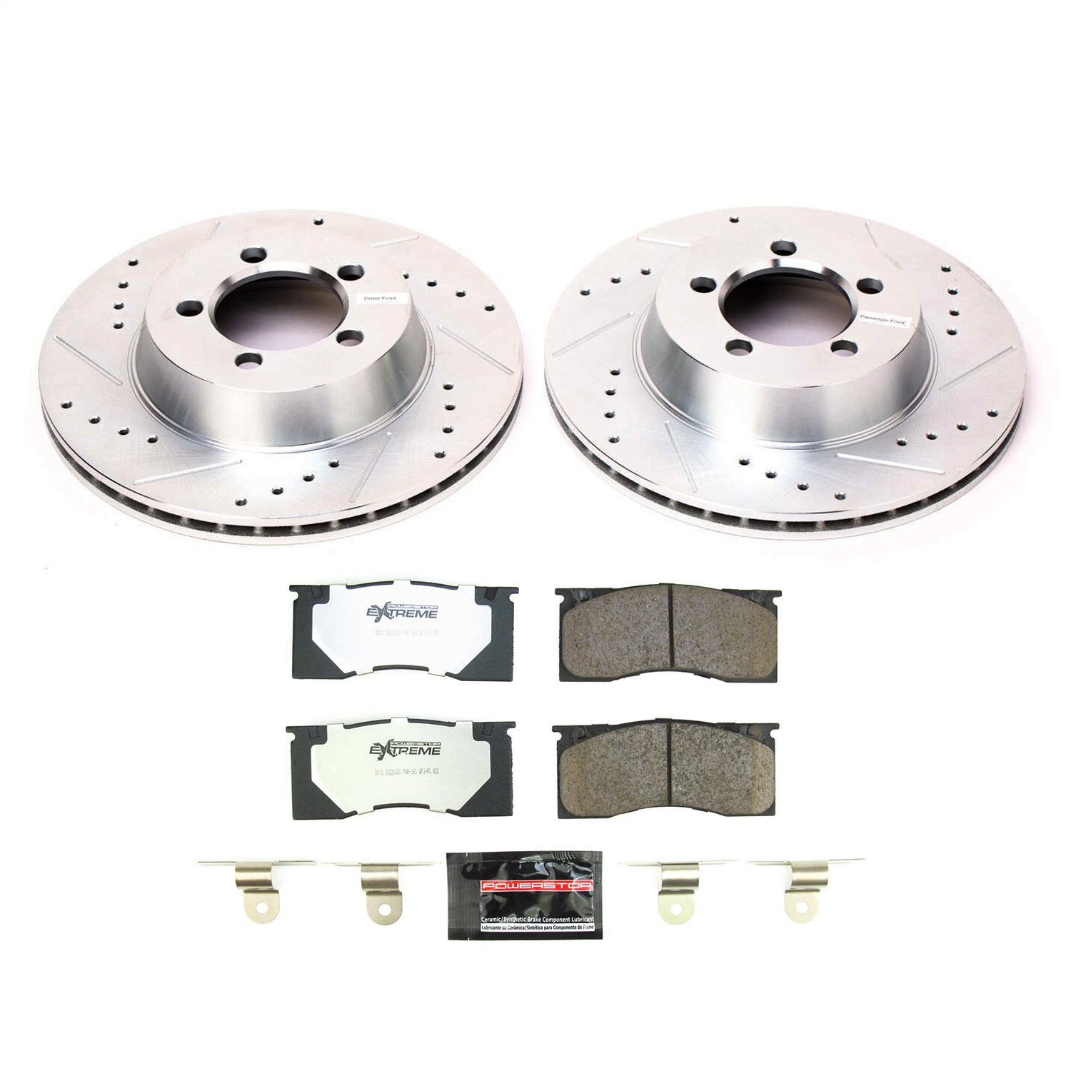 Power Stop - K4620-26 - Front - Disc Brake Pad and Rotor Kit