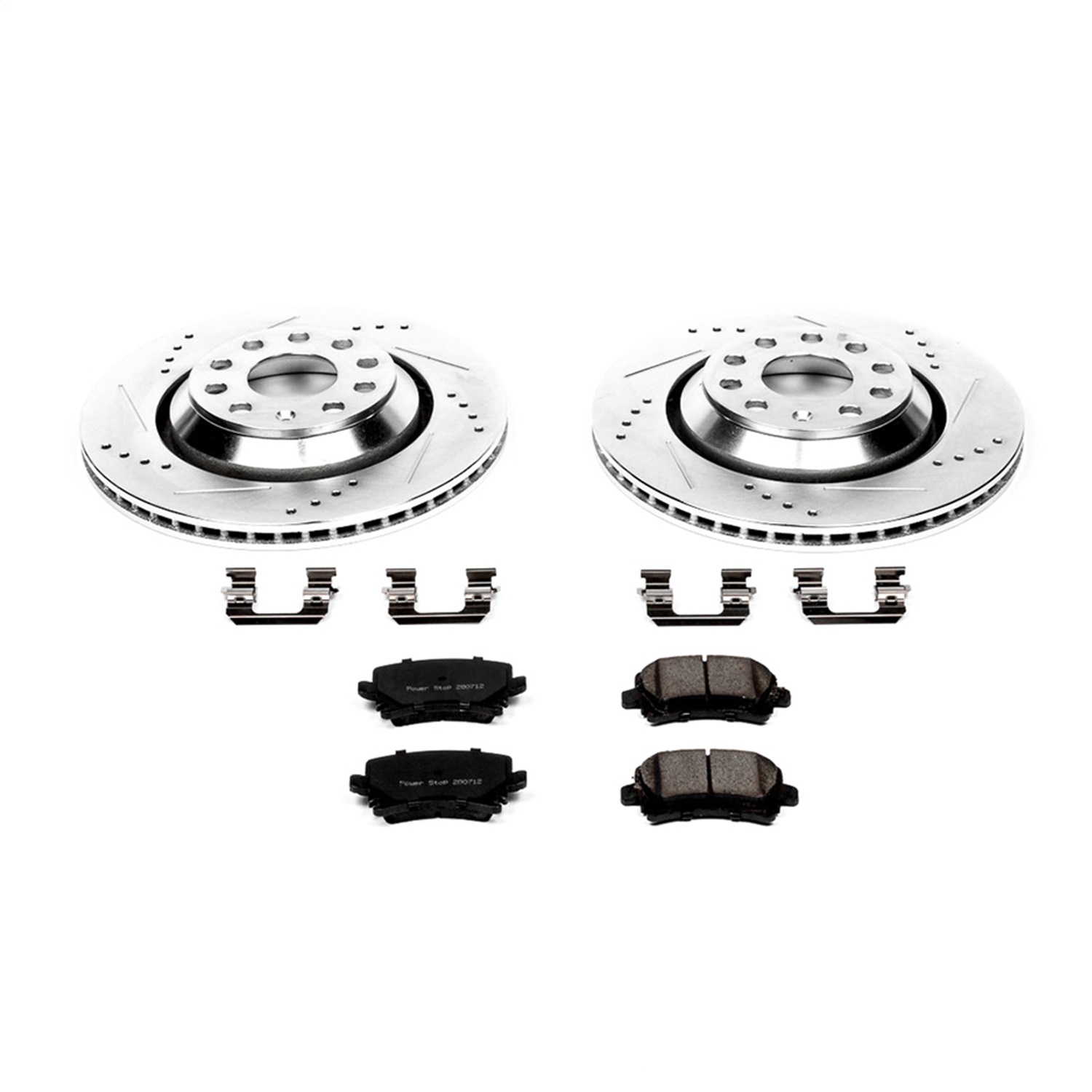 Power Stop - K4628 - Rear - Disc Brake Pad and Rotor Kit